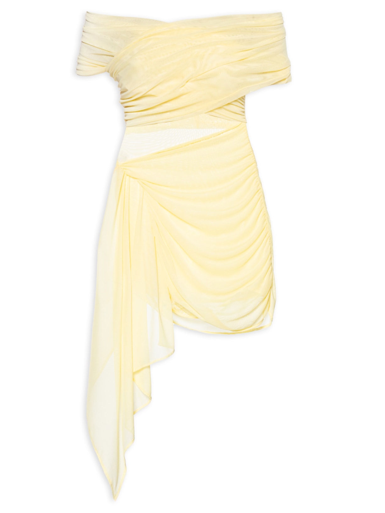 Vestido Tule Sky - Amarelo