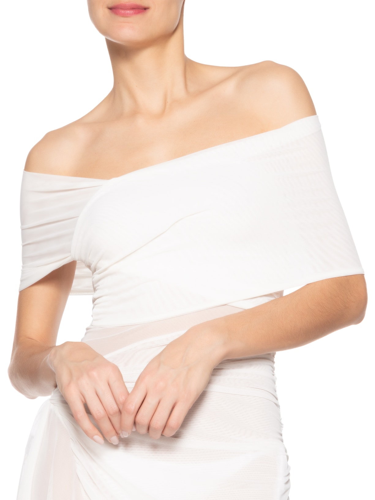 Vestido Tule Sky Branco Sol Brand
