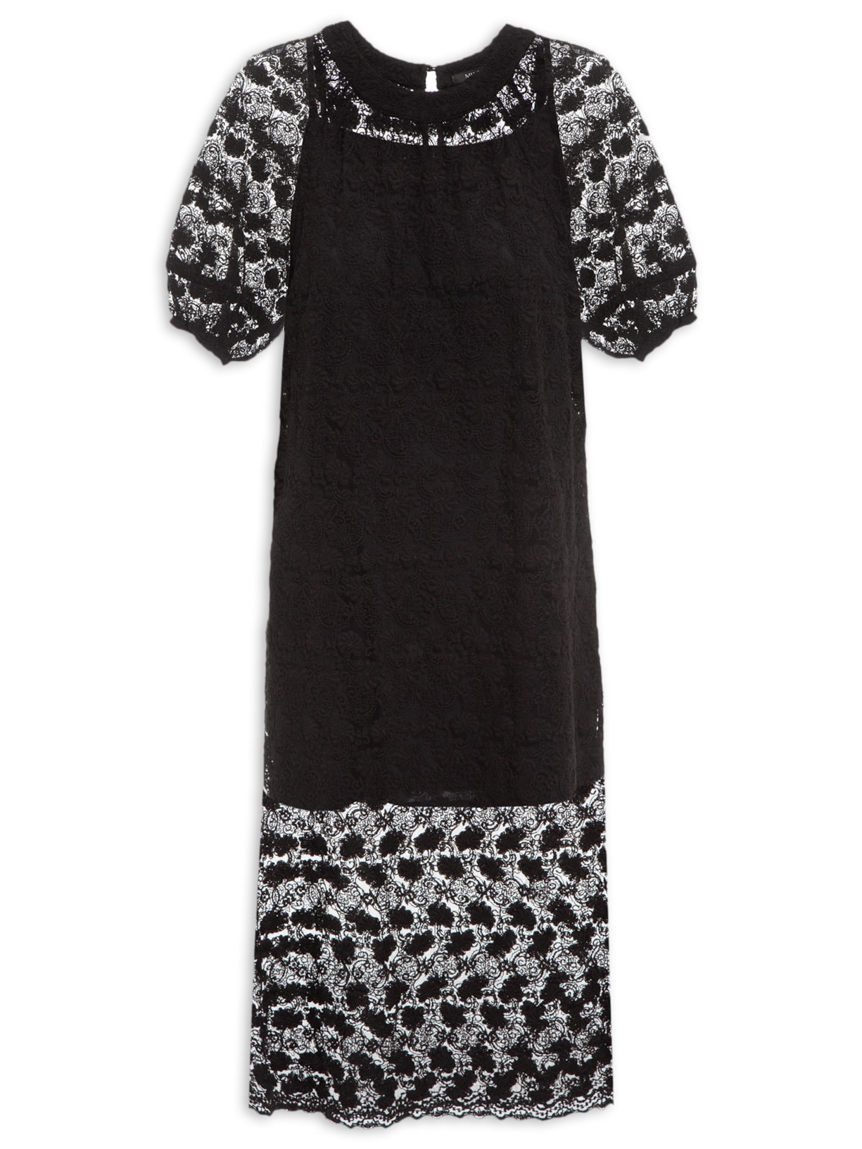 Vestido Tule Sophia - Preto