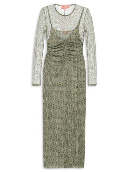 Vestido Tule Yosemite I26 - Verde