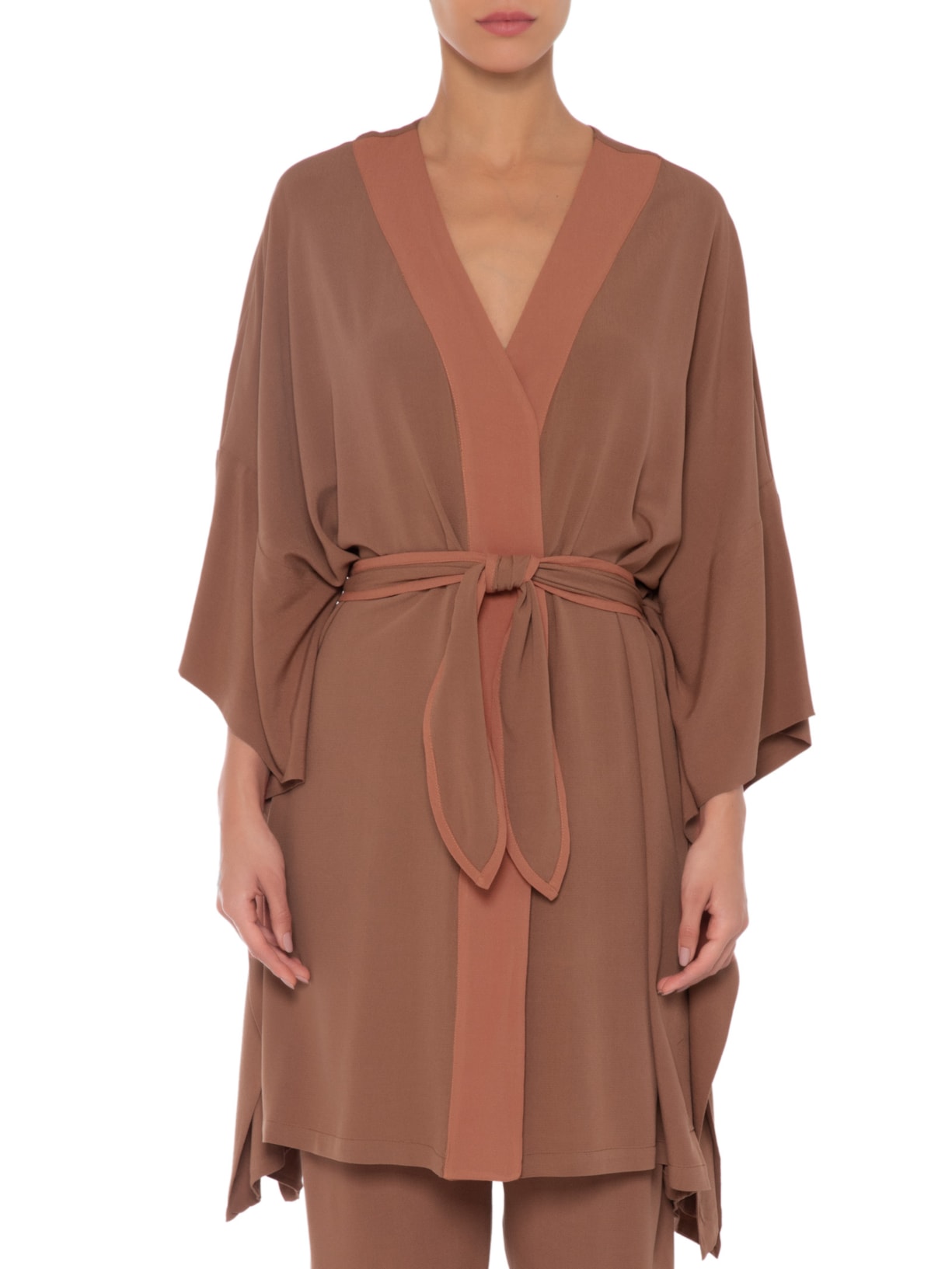 Vestido Túnica Marrom Anpo