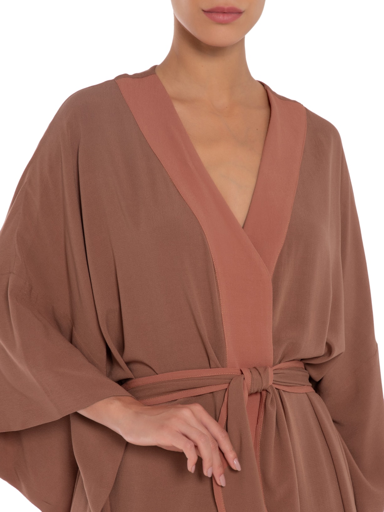 Vestido Túnica Marrom Anpo