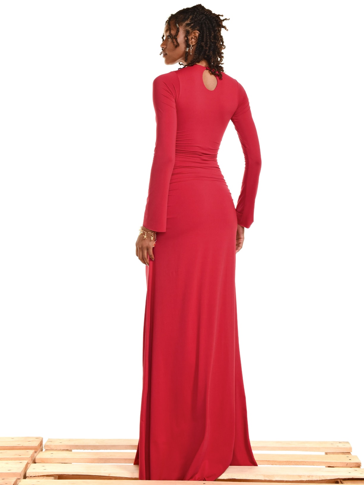 Vestido Tupi Vermelho Triya