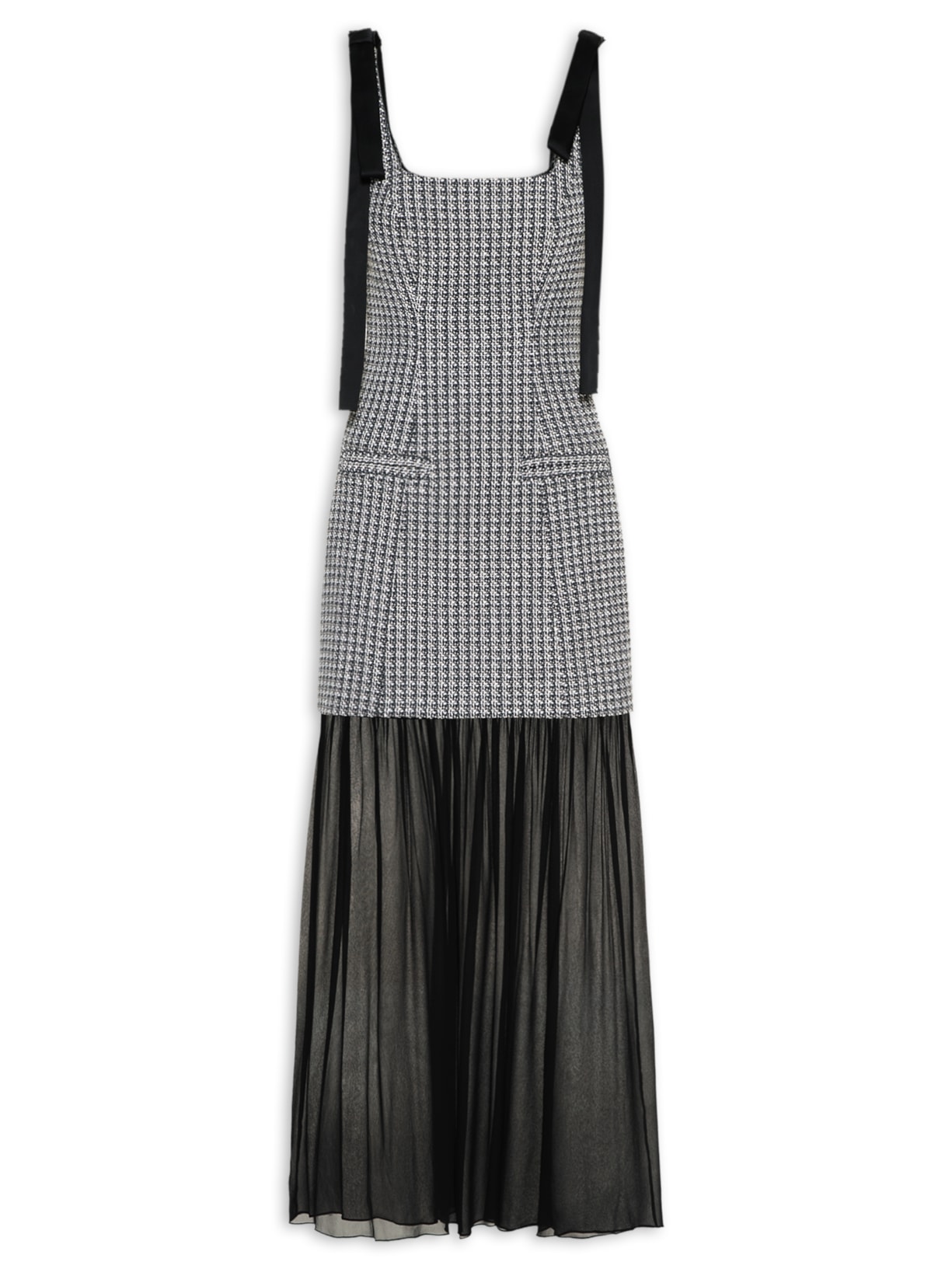 Vestido tweed Daniela - Preto