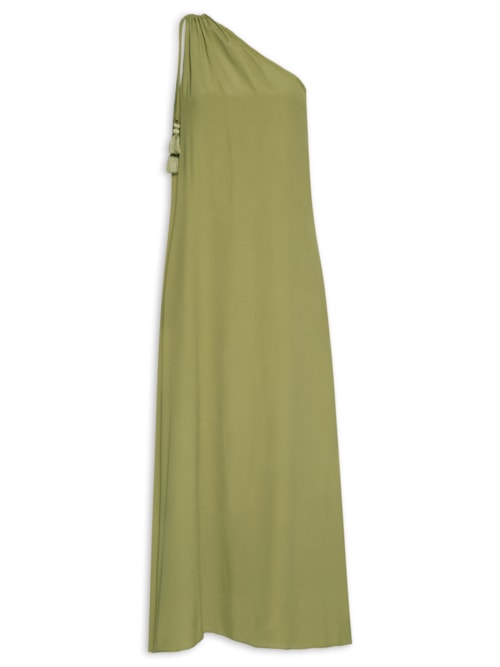 Vestido Um Ombro Só – Verde