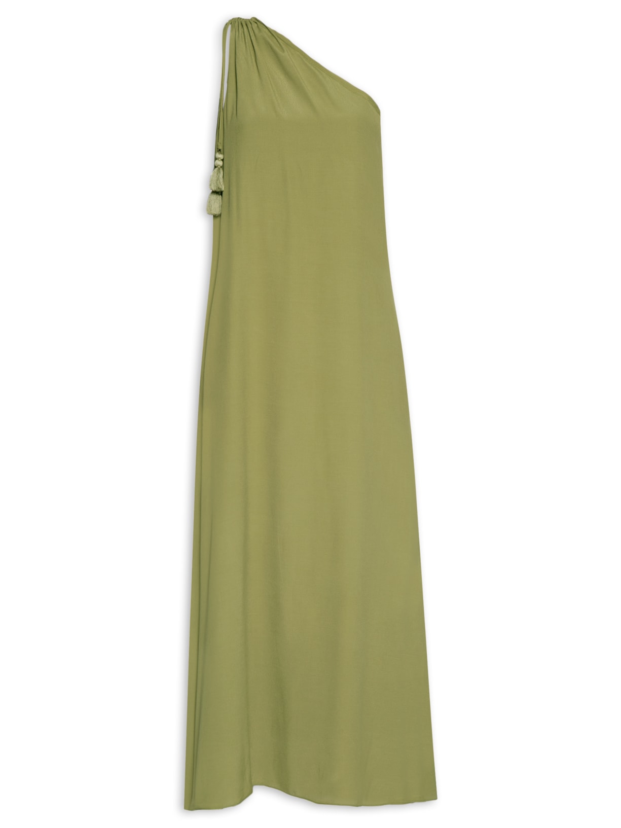 Vestido Um Ombro Só Verde Dress To