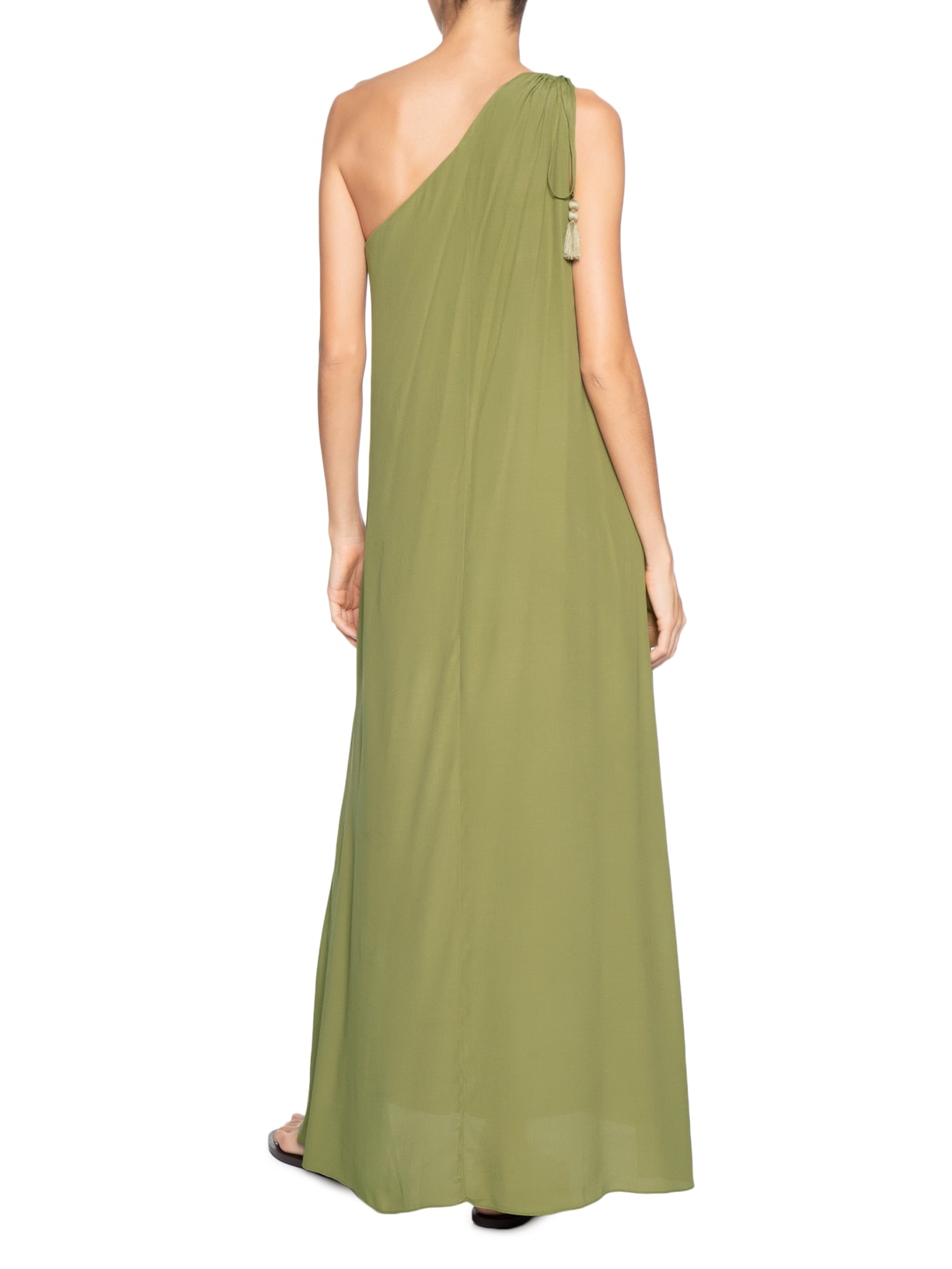 Vestido Um Ombro Só Verde Dress To