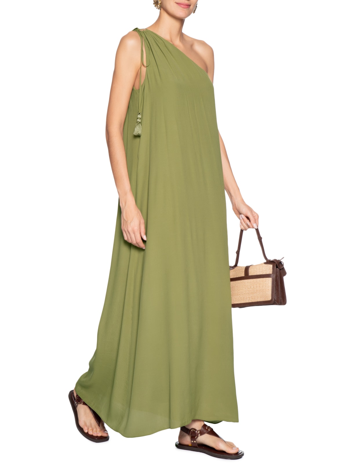 Vestido Um Ombro Só – Verde Dress To