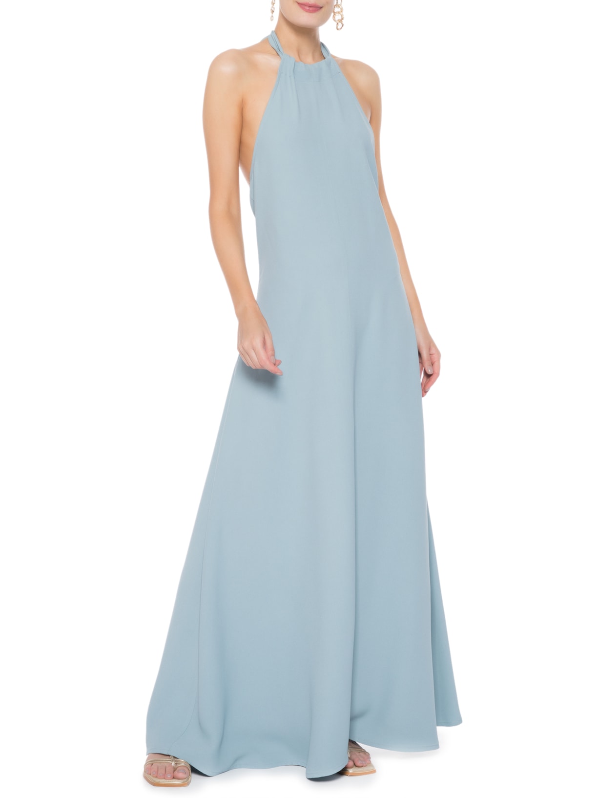 Vestido Uma Azul Carol Bassi