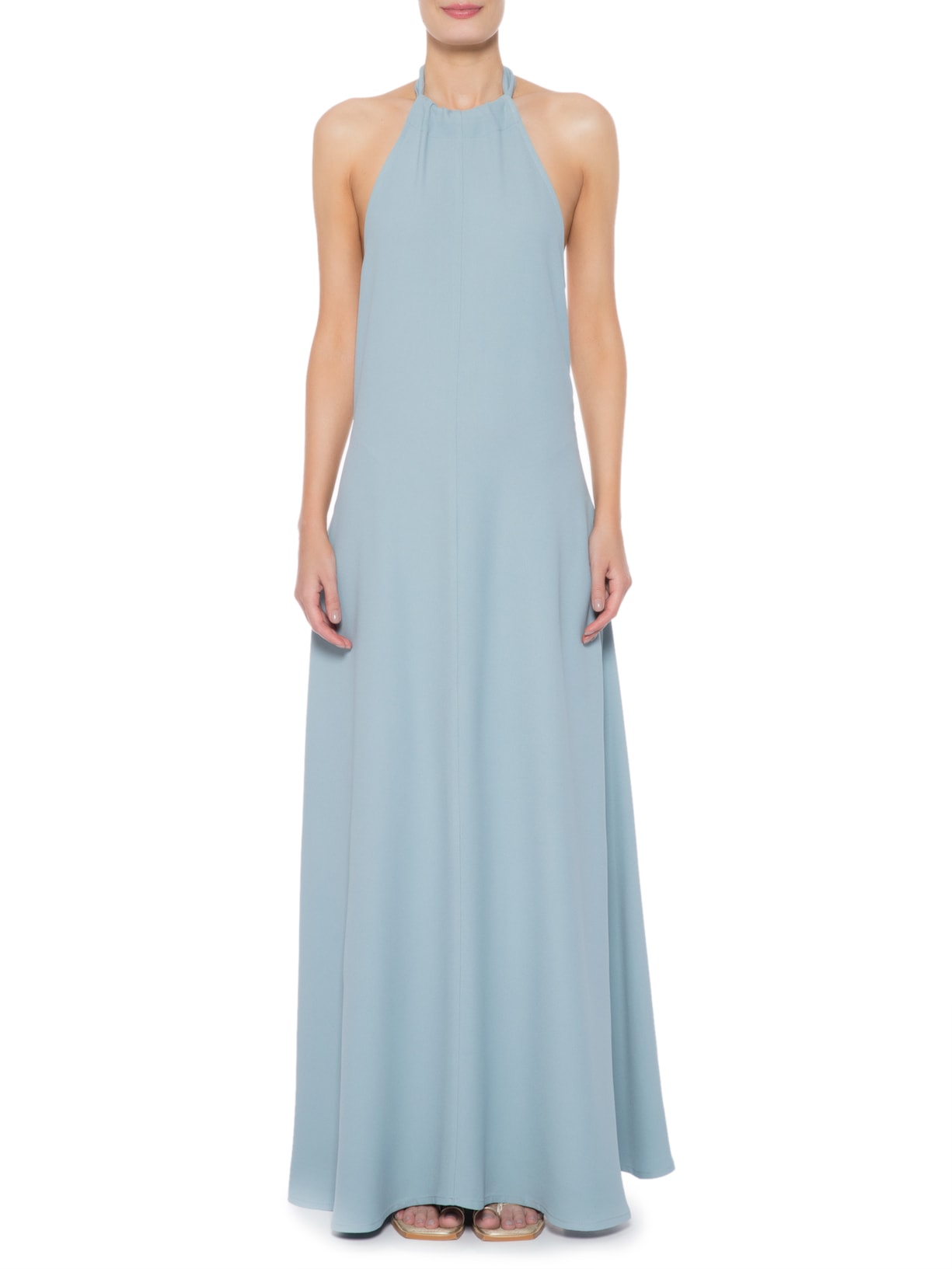 Vestido Uma Azul Carol Bassi