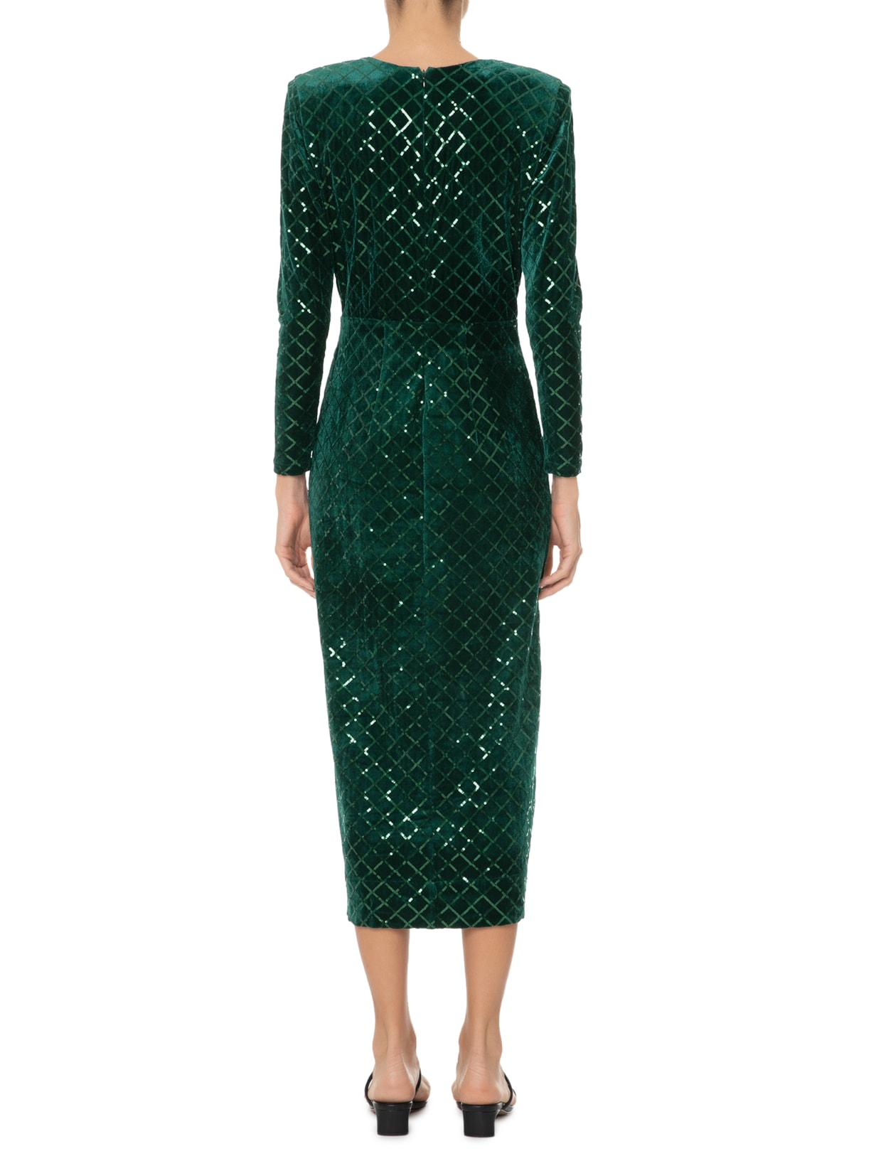 Vestido Velvet Nicole Verde Mixed