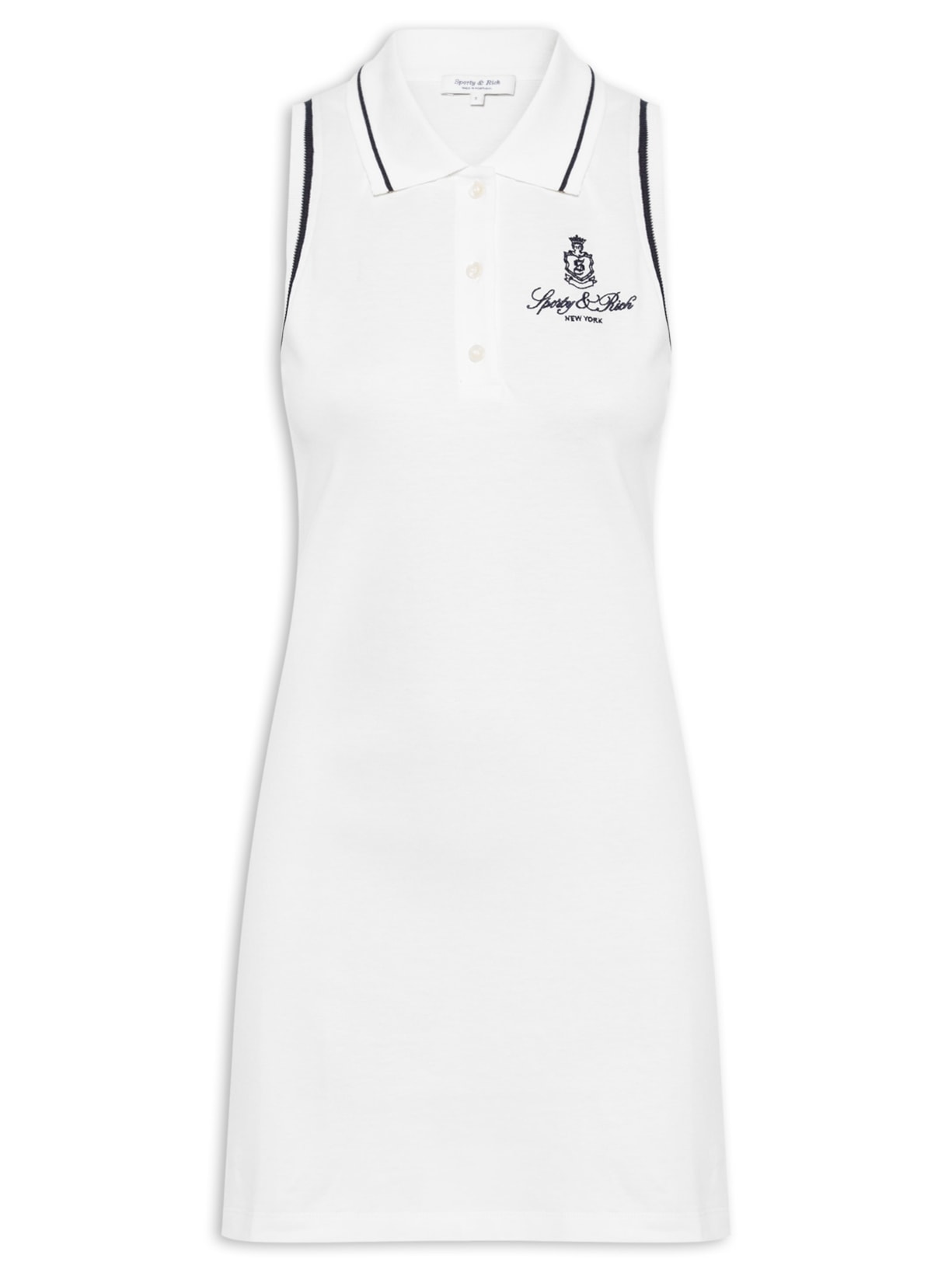 Vestido Vendome Piquet Polo Dress - Branco