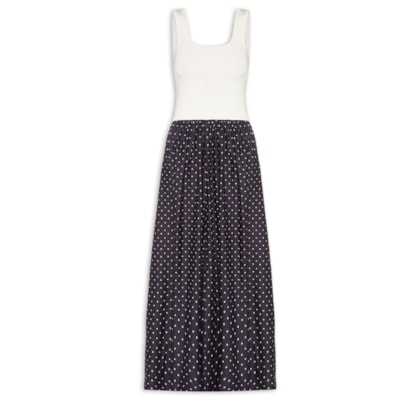 Vestido Verena Sem Manga - Azul