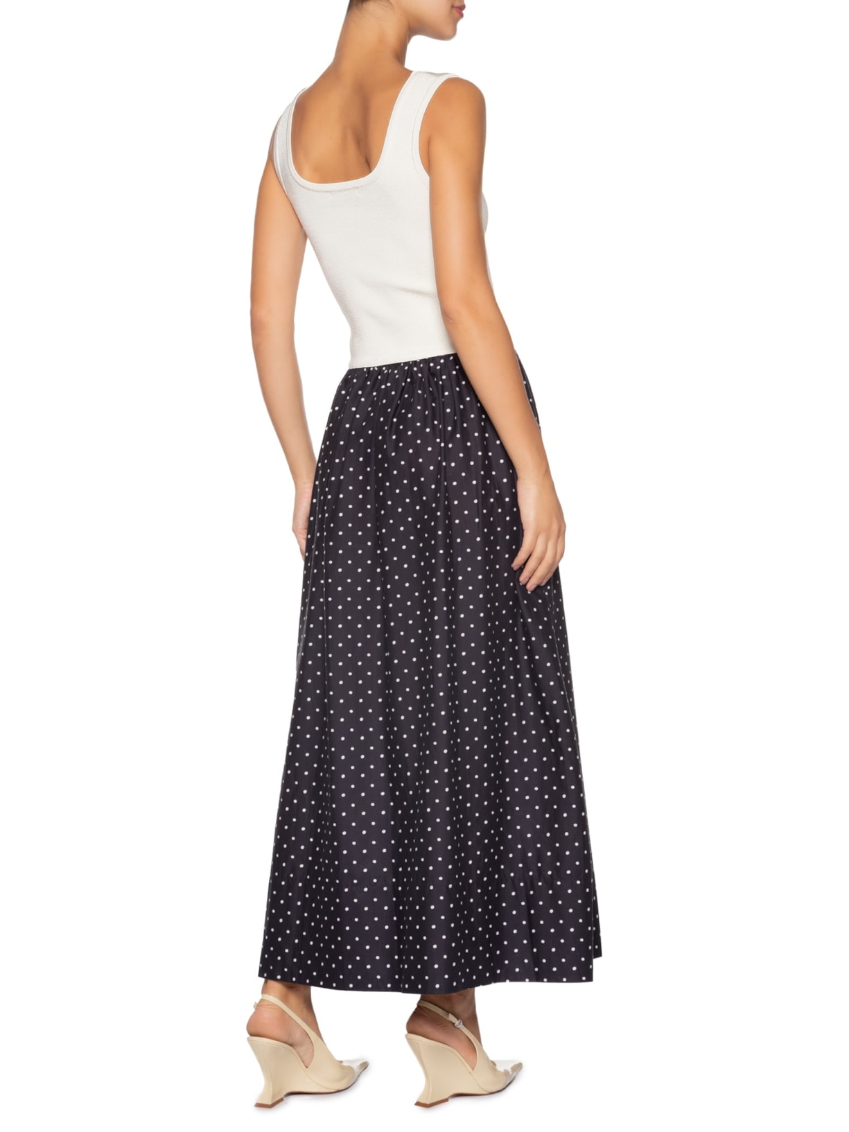 Vestido Verena Sem Manga Azul Carol Bassi