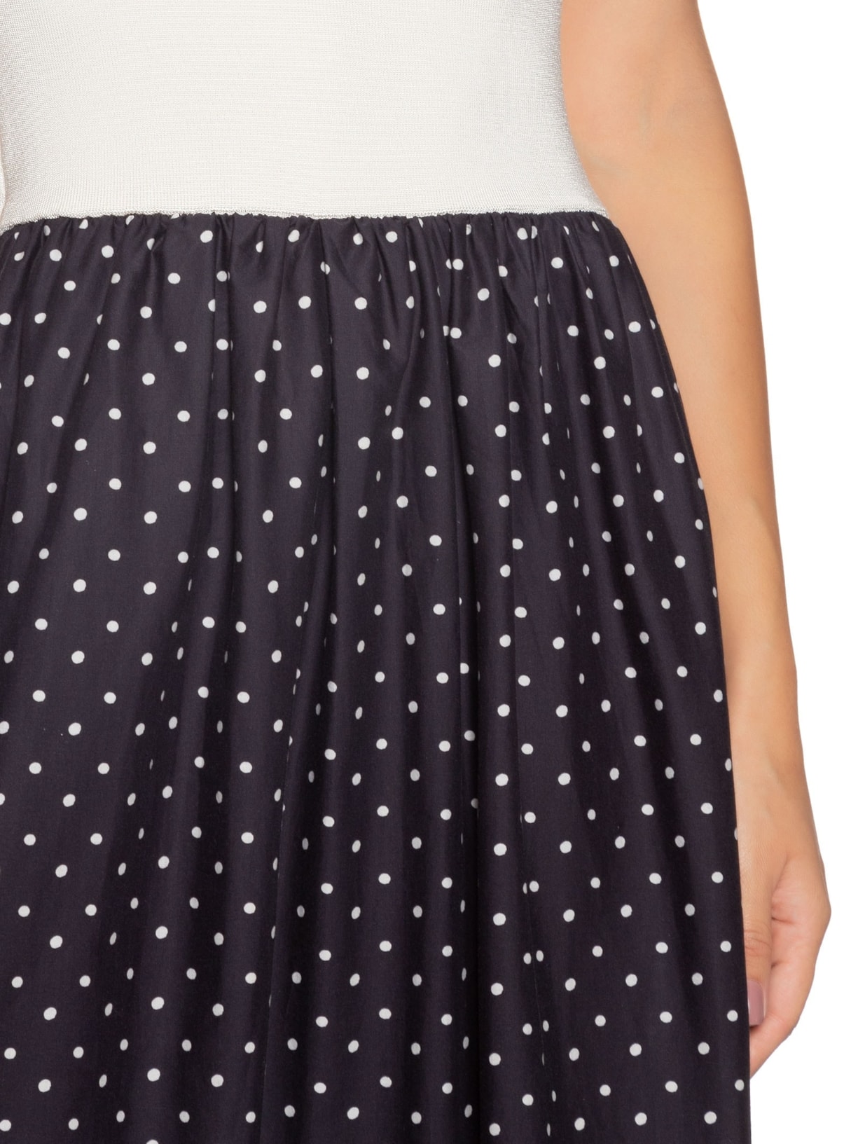 Vestido Verena Sem Manga Azul Carol Bassi