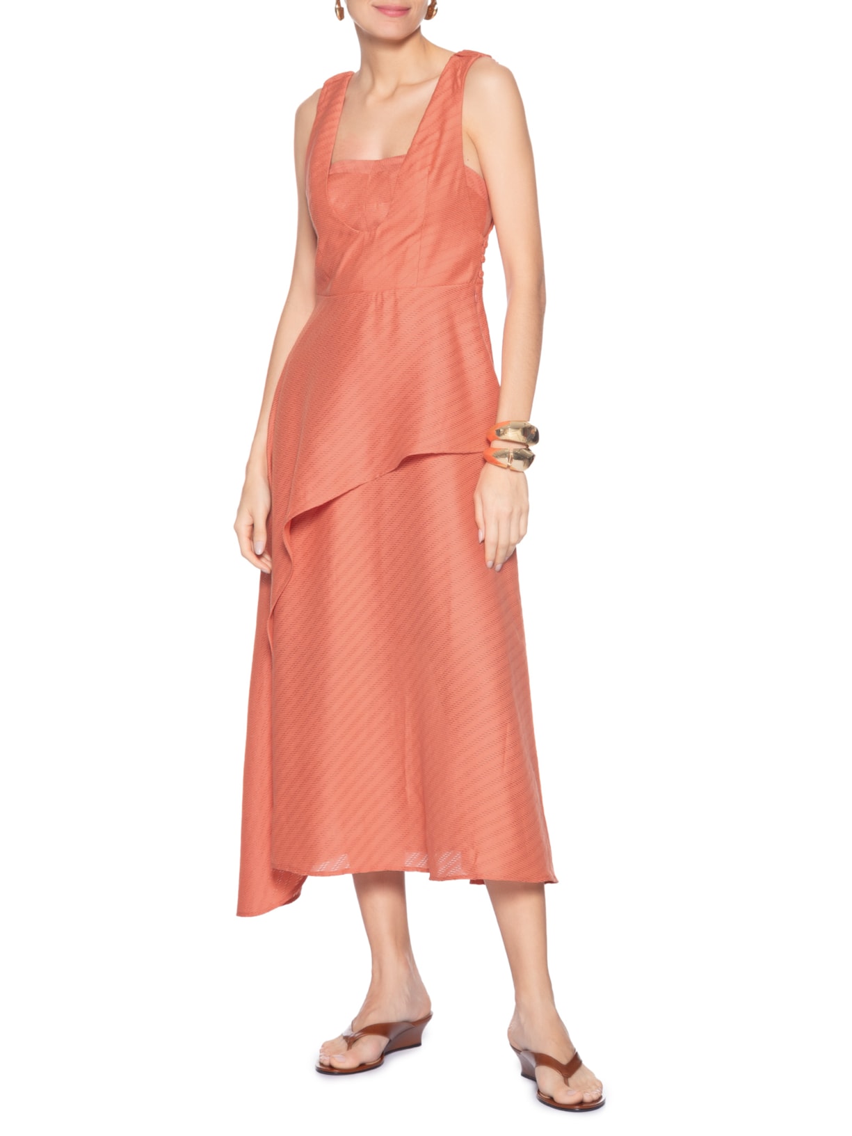 Vestido Vida Laranja Le Lis