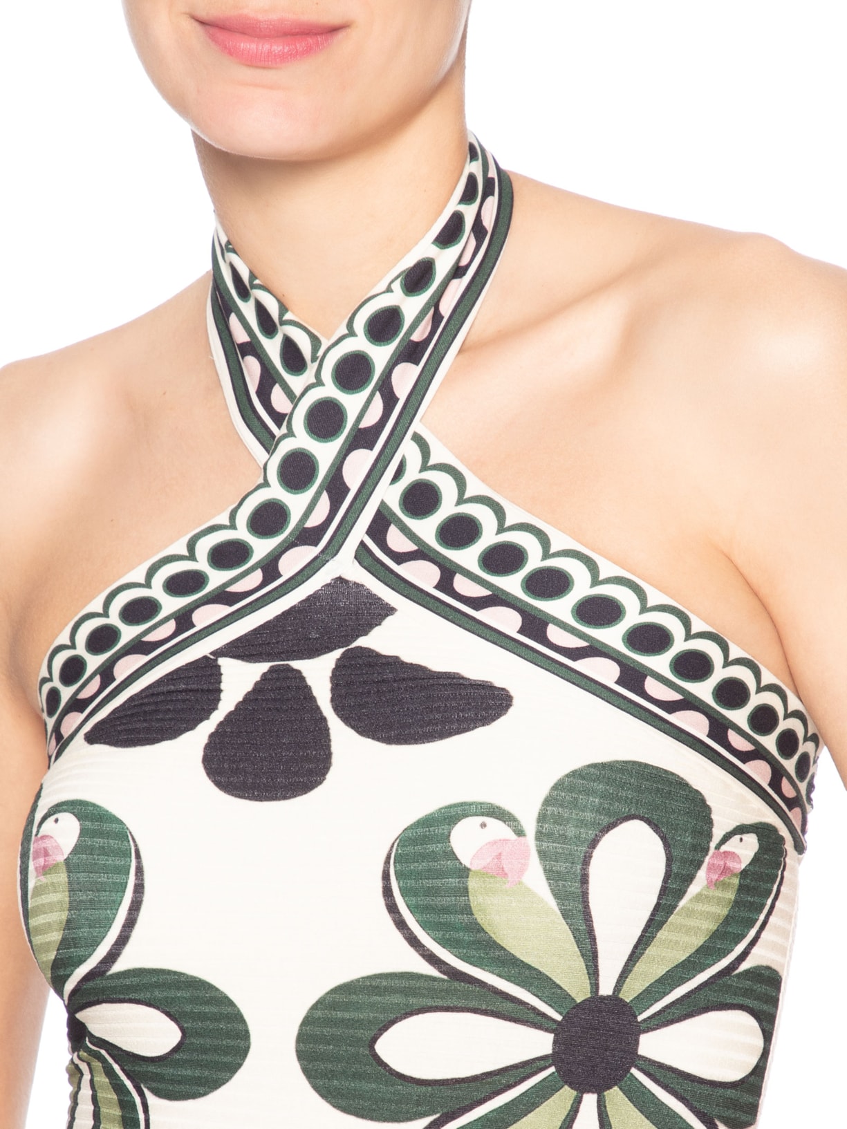 Vestido Viés Florara– Preto Farm