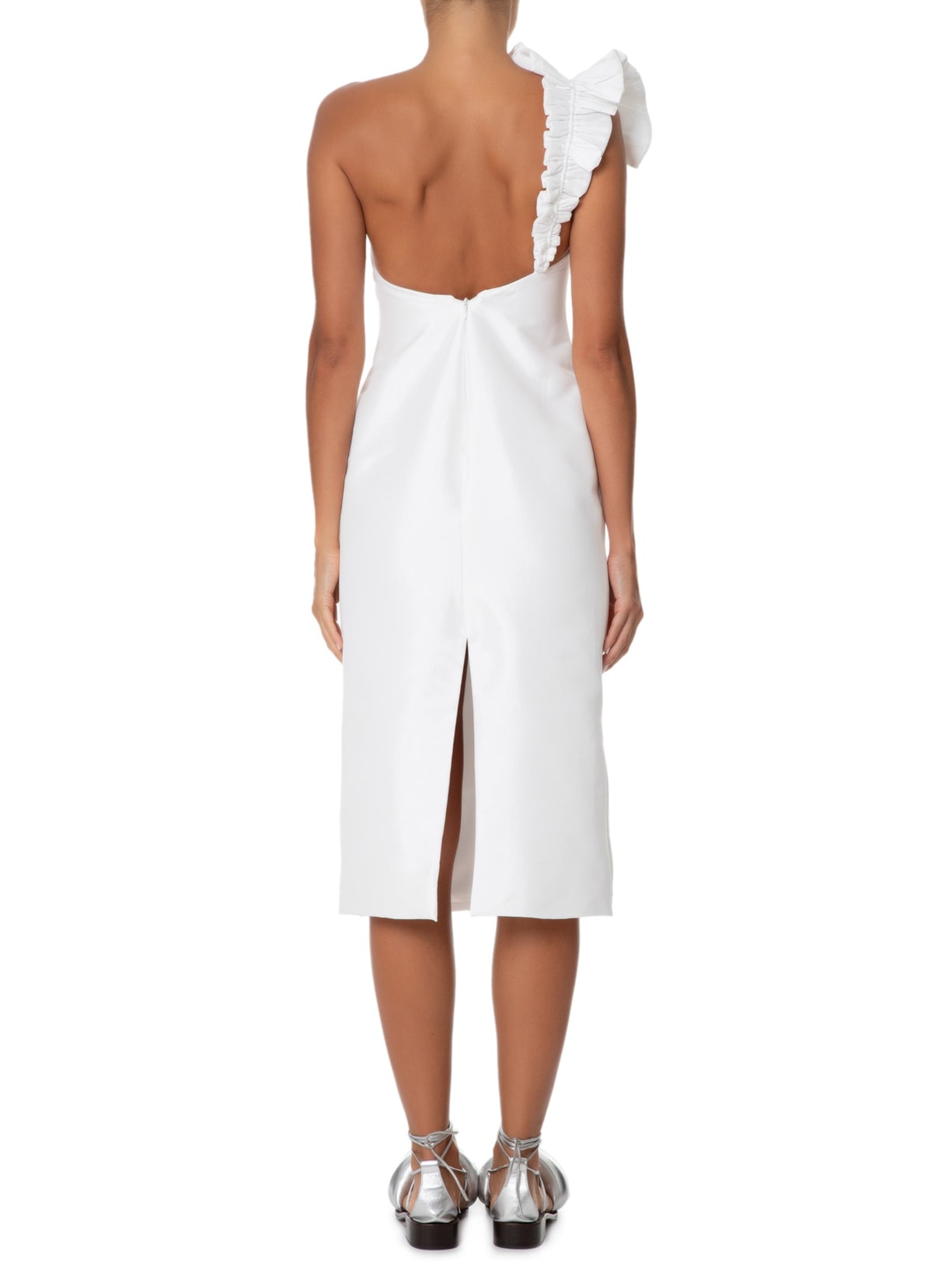 Vestido Viola Midi Branco Lo De Lui