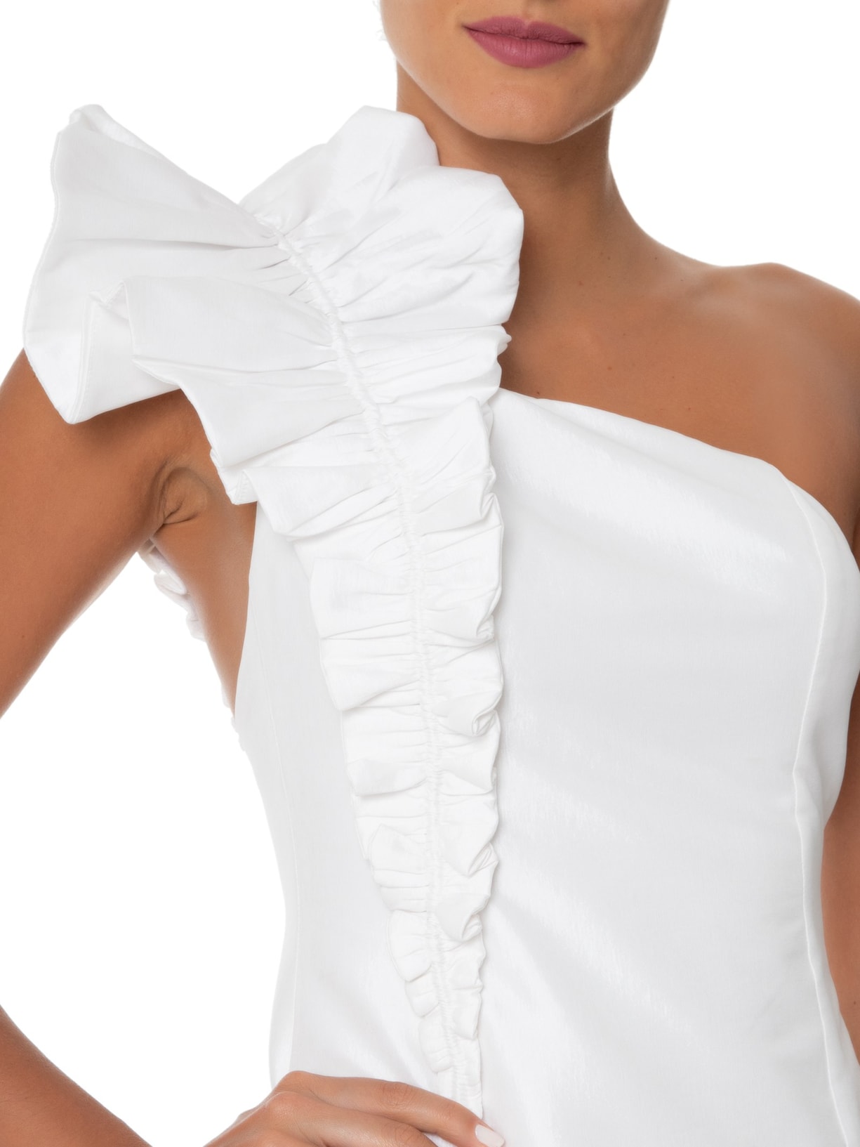 Vestido Viola Midi Branco Lo De Lui