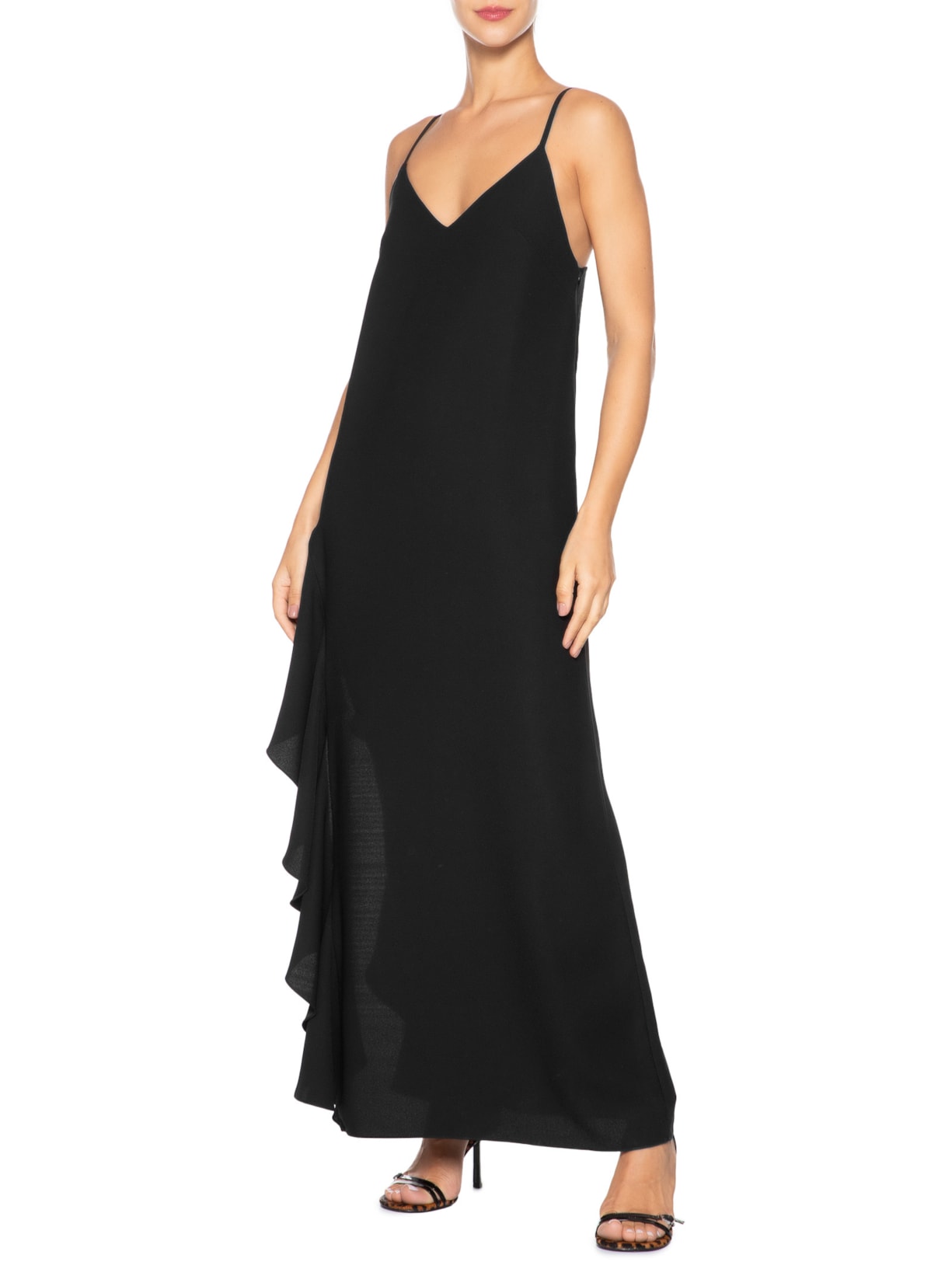 Vestido Violett Preto Carol Bassi