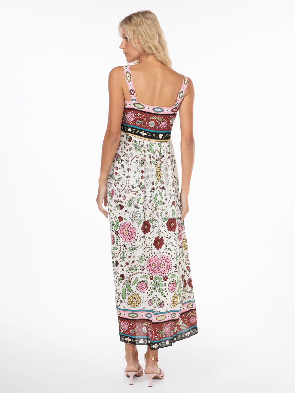 Vestido Viviane Rosa Triya