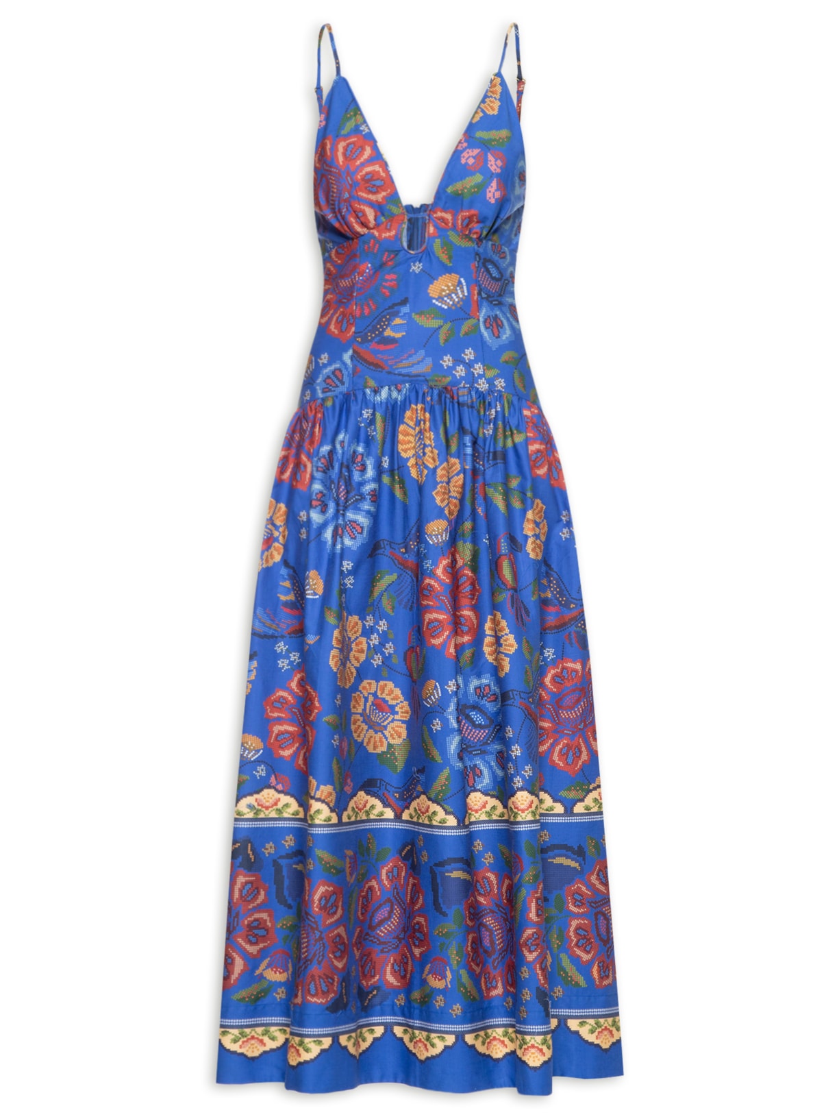 Vestido Voo De Tucano - Azul