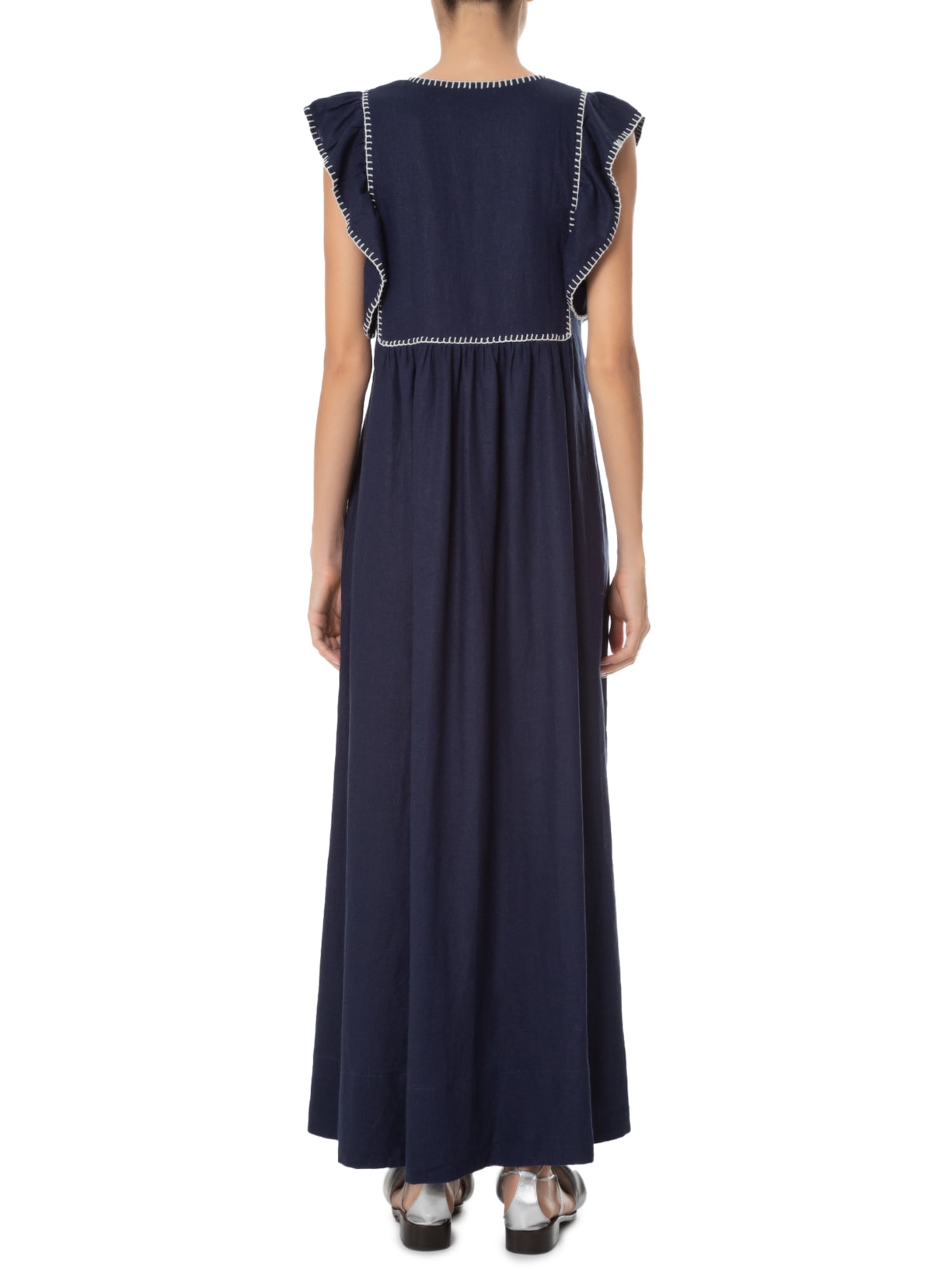 Vestido Voyage Azul Valônia Véras