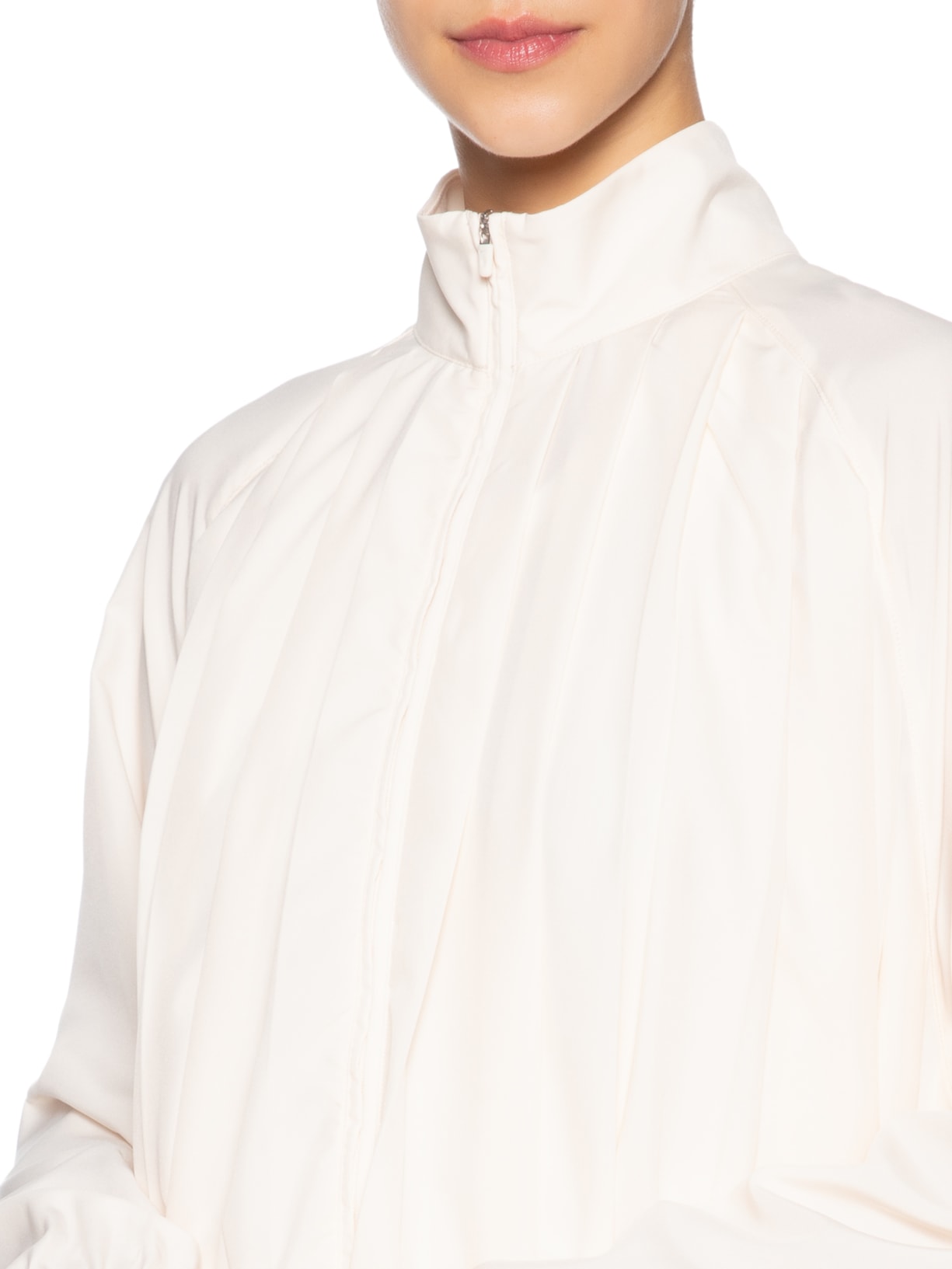 Vestido W NSW LS Pleated Mini Bege Nike
