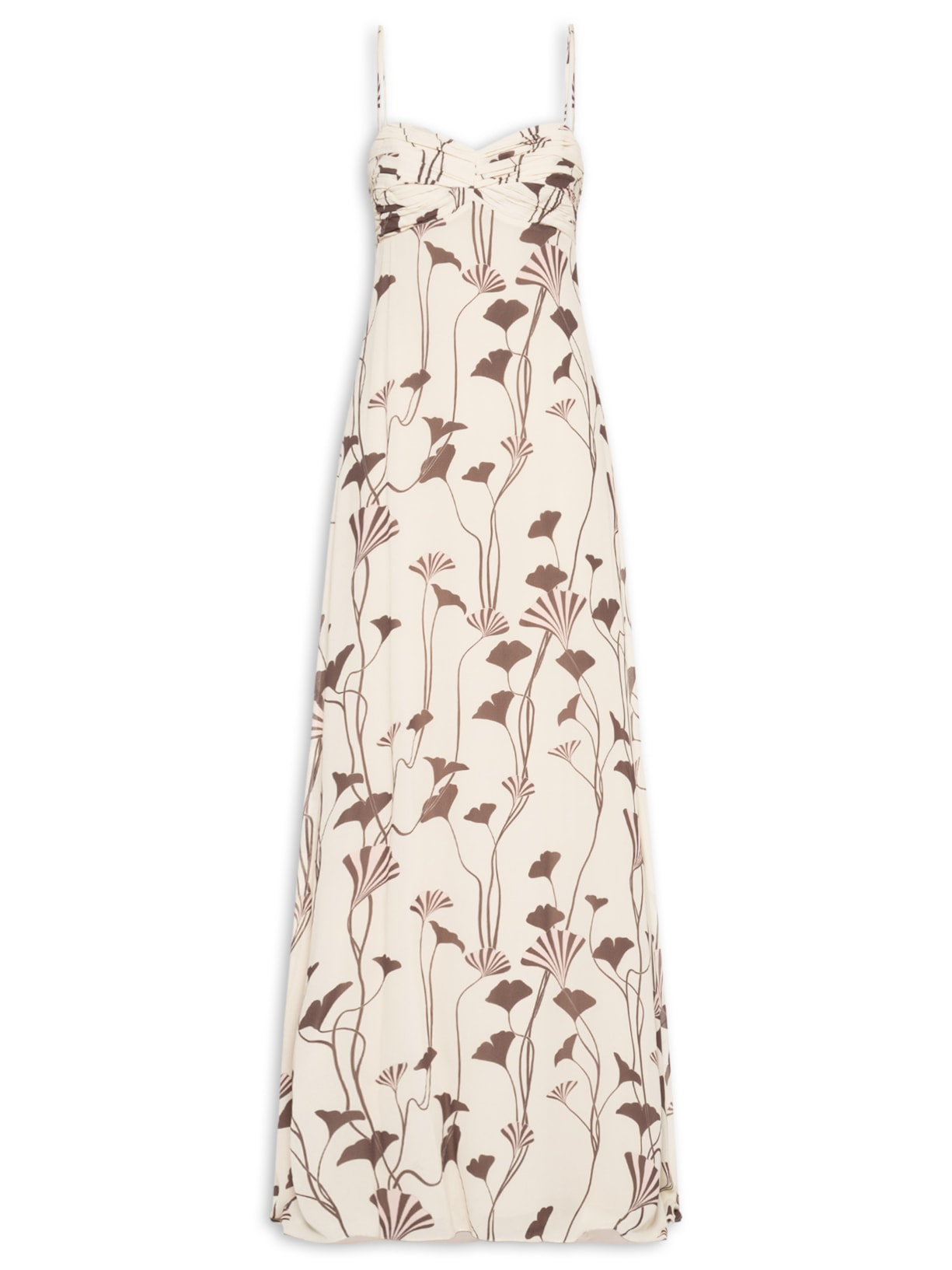 Vestido Zephyr Bege Carol Bassi