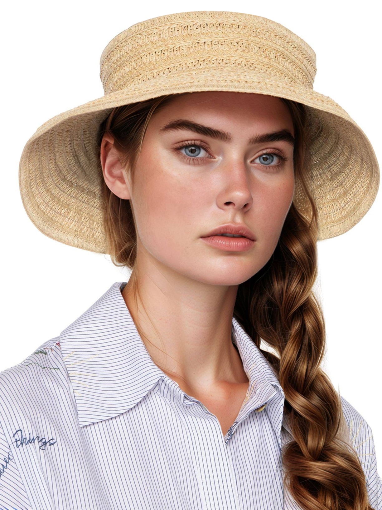 Viseira Feminina Ella Natural Bege Le Lis