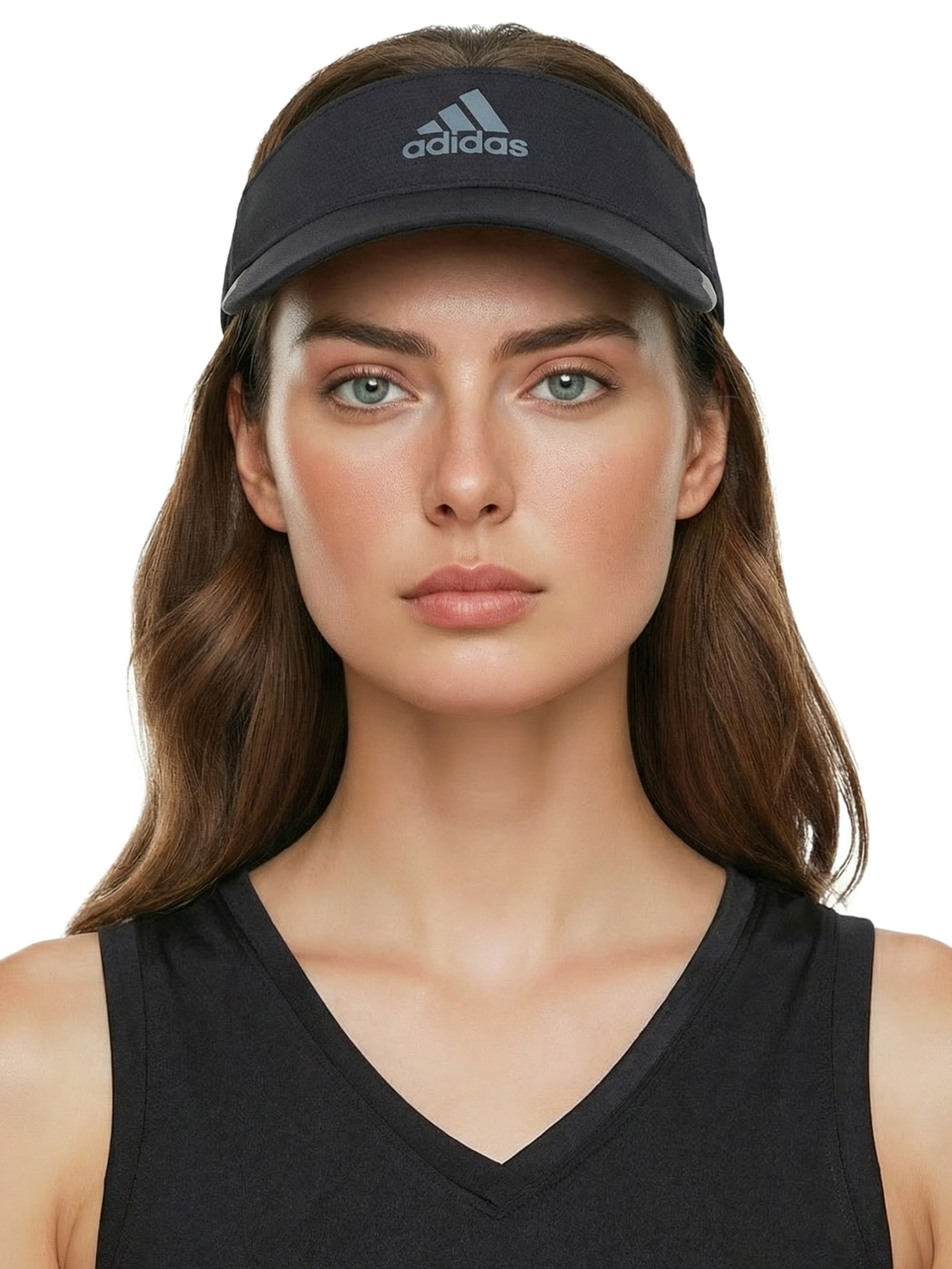 Viseira Feminina Running Preto Adidas