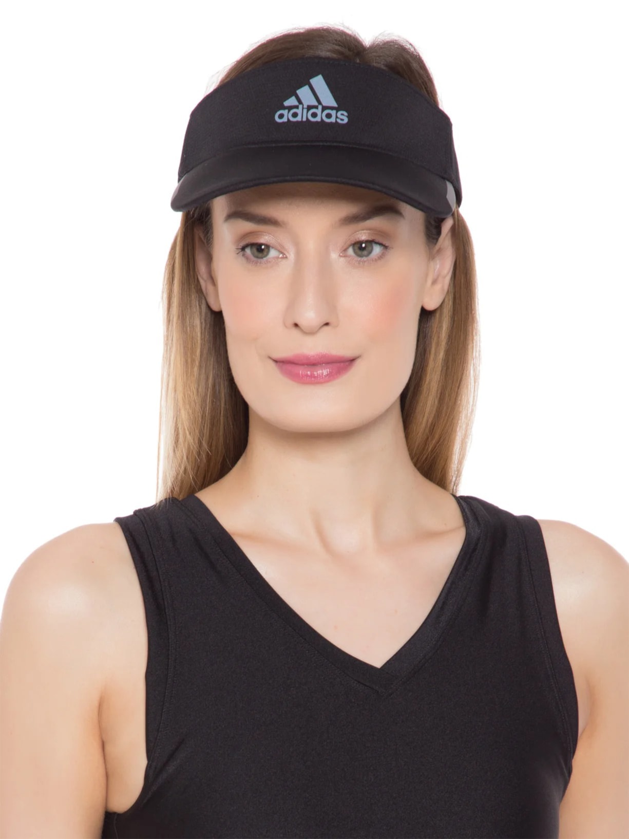Viseira Feminina Running Preto Adidas