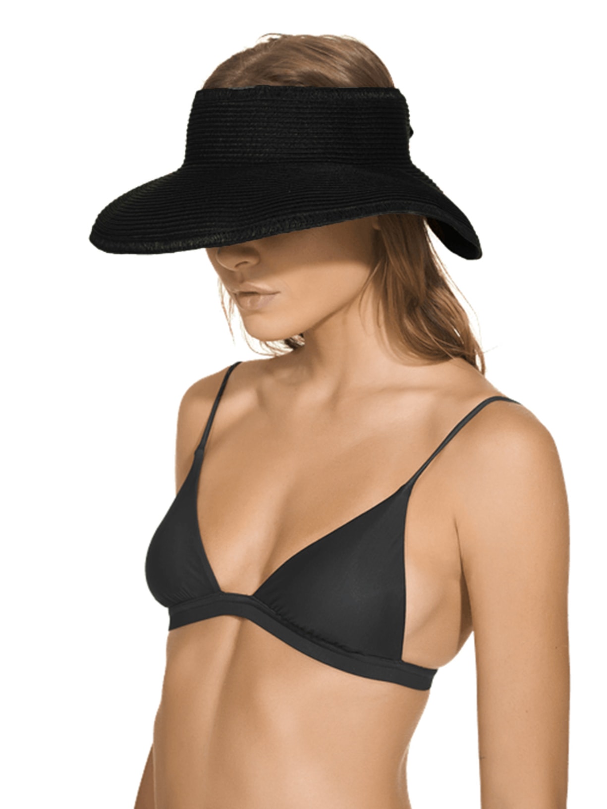 Viseira Feminina Straw Visor – Preto Vix