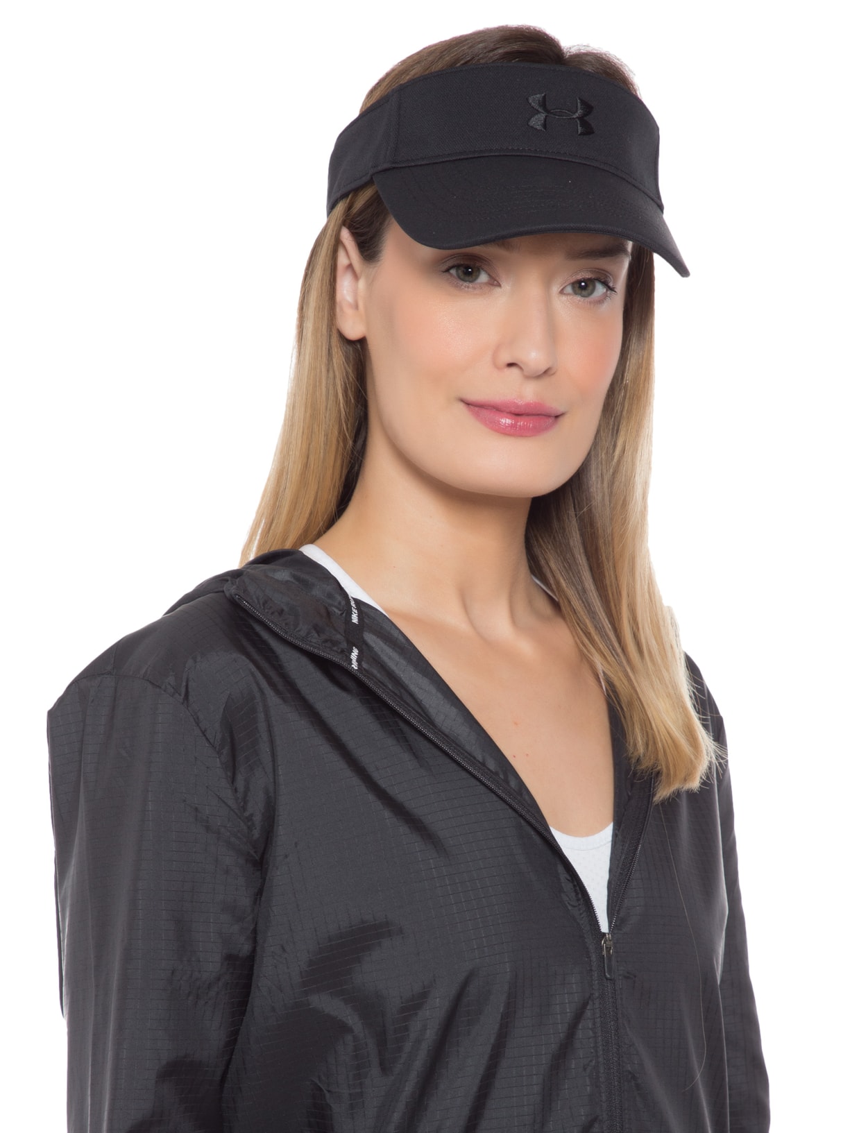 Viseira Feminina Ua Play Up Visor Preto Under Armour