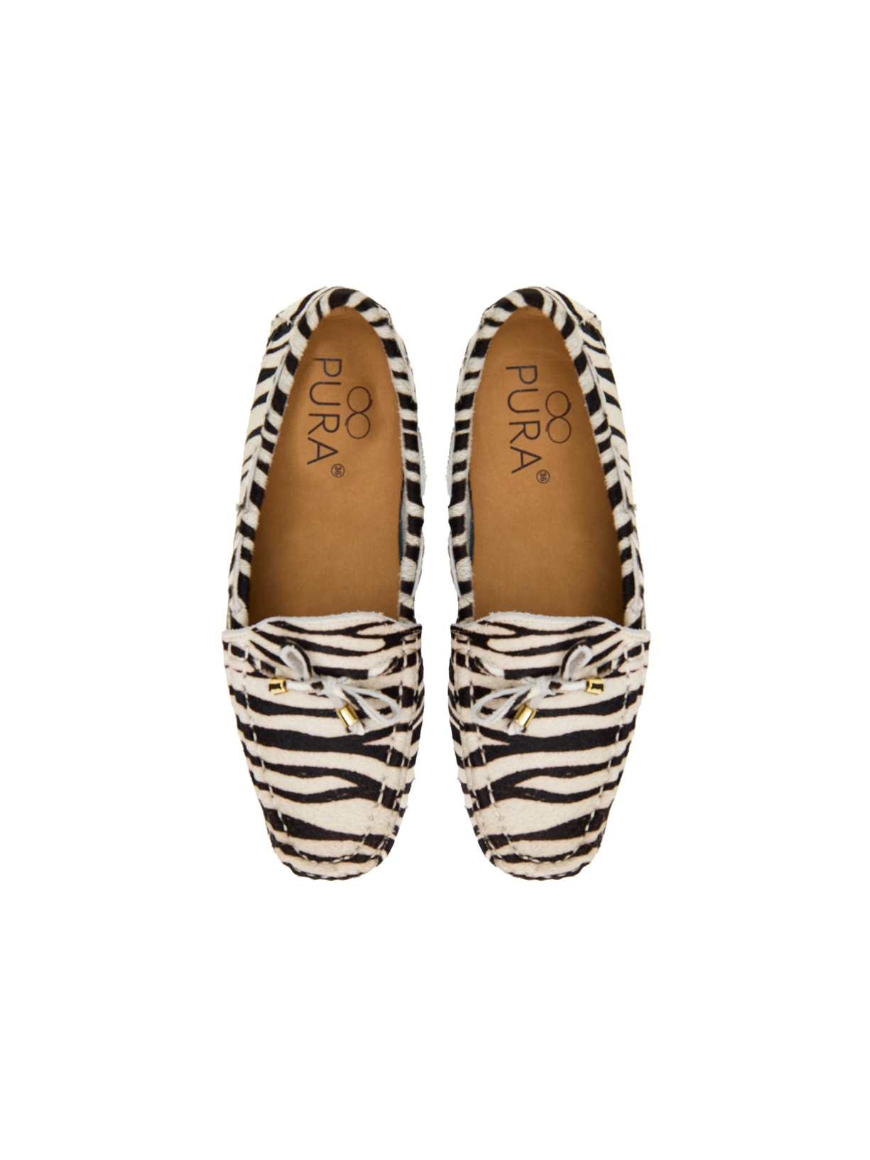W25 Mocassim Drive Stella Animal Print Pura