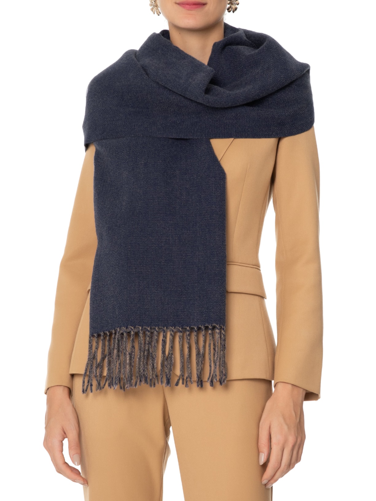 Xale Feminino Ceci Navy Azul Le Lis