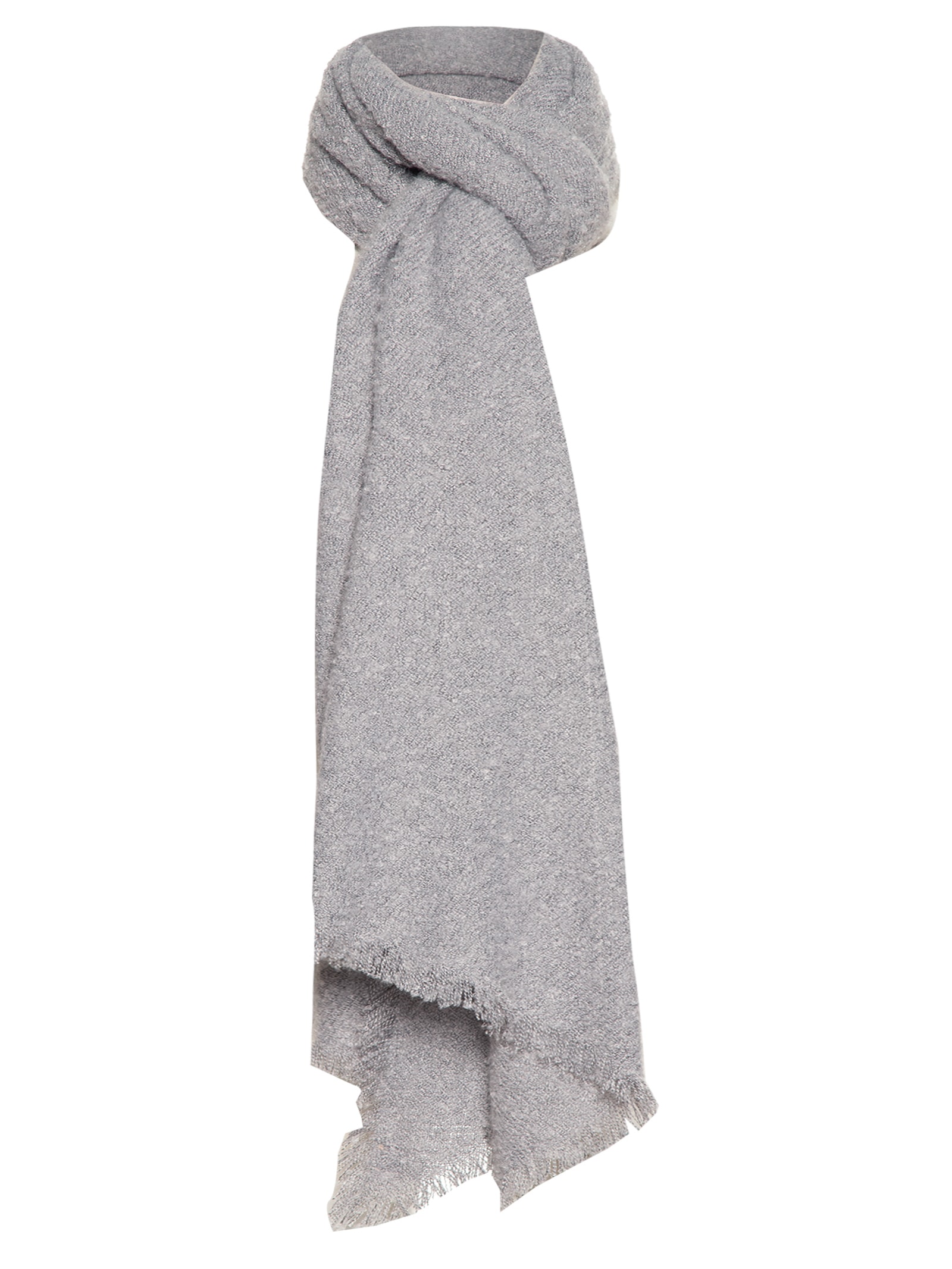 Xale Feminino Pashmina Bouclé Chanfrado - Shoulder - Cinza