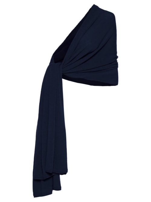 Xale Feminino Puro Cashmere - Azul