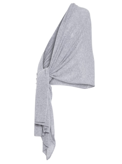 Xale Feminino Puro Cashmere - Cinza