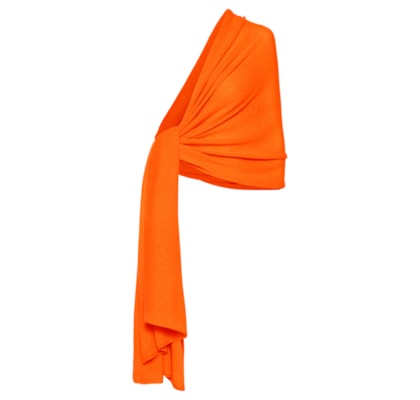 Xale Feminino Puro Cashmere - Laranja