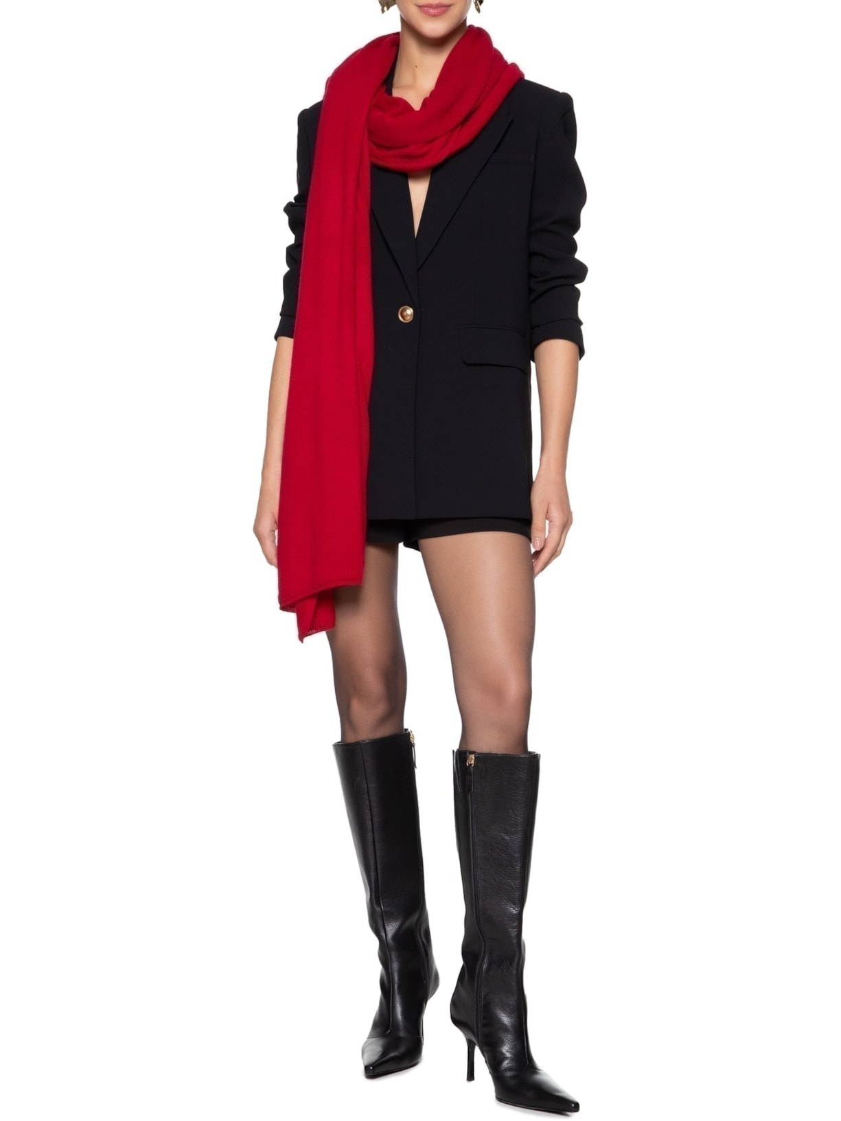 Xale Cashmere Vermelho '2Essential