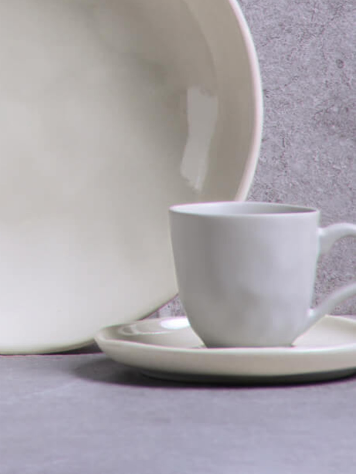 Xícara De Café Bio Stoneware Clay Branco Porto Brasil