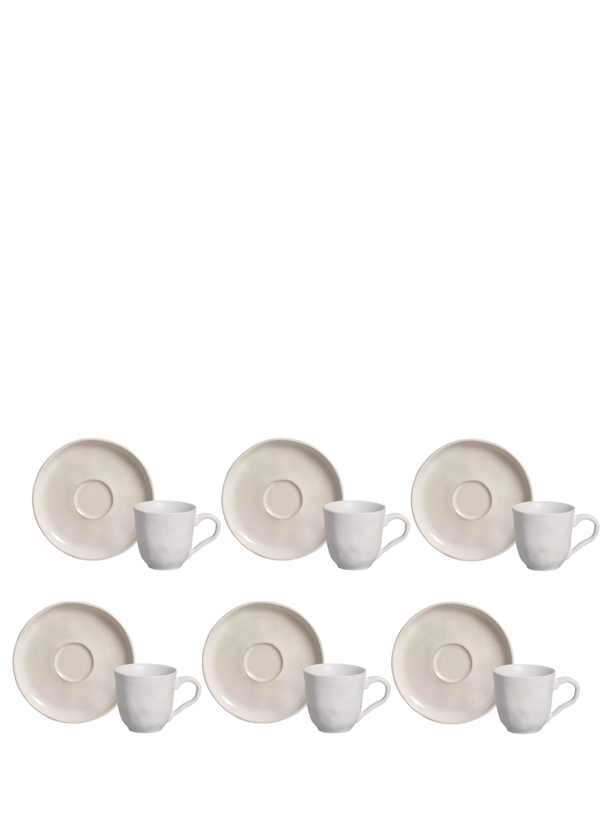 Xícara De Café Bio Stoneware Clay Branco Porto Brasil