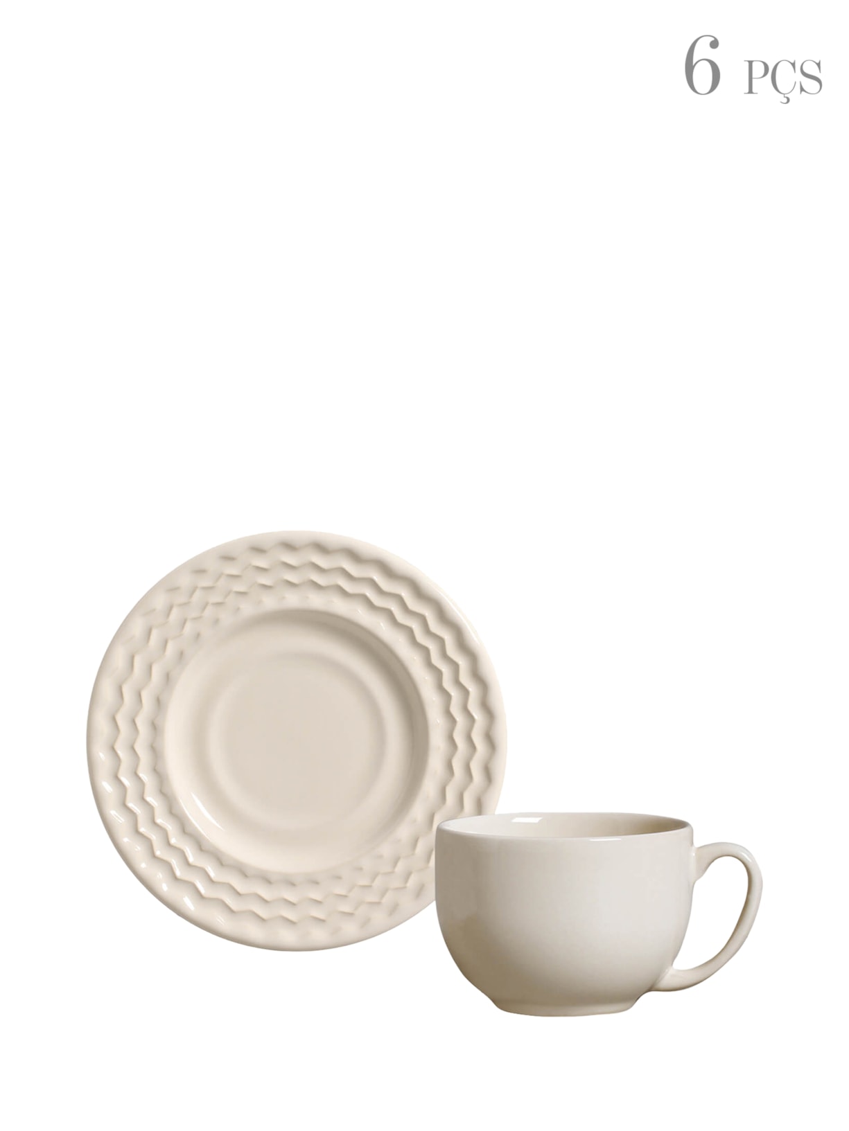 Xícara De Chá Mezcla Cru - Off White