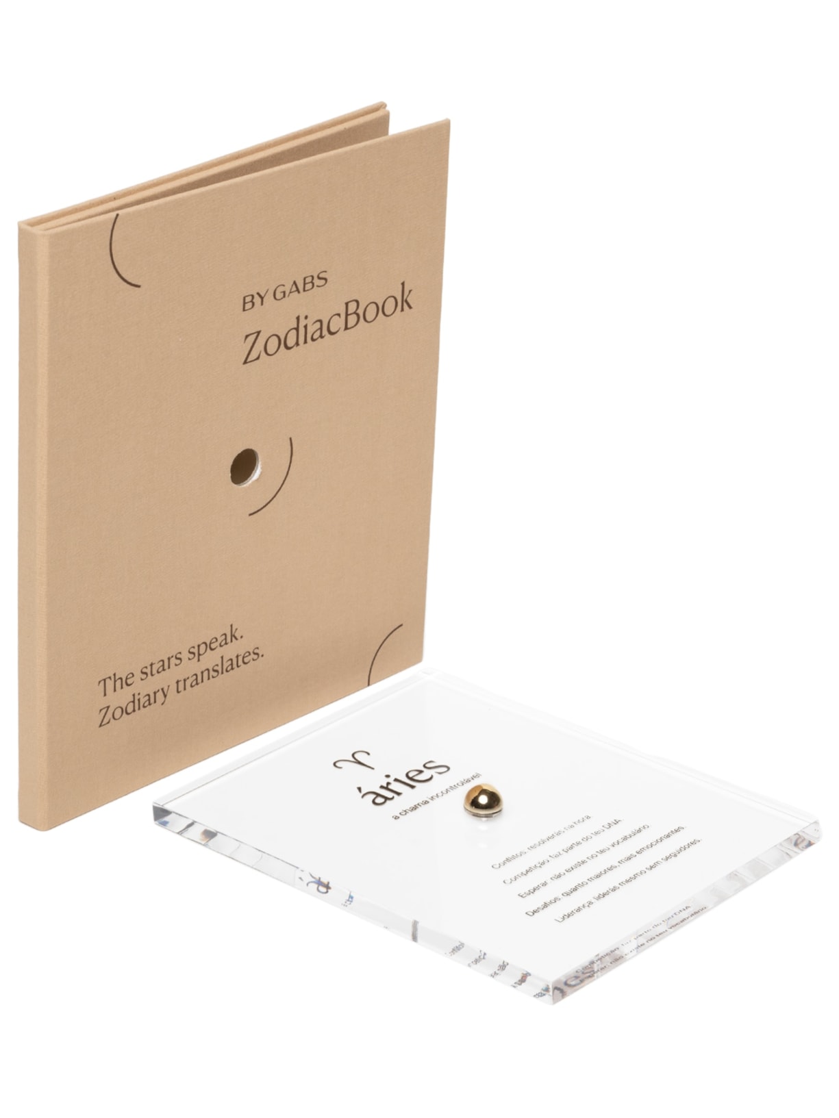 Zodiac Áries Dourado By Gabs