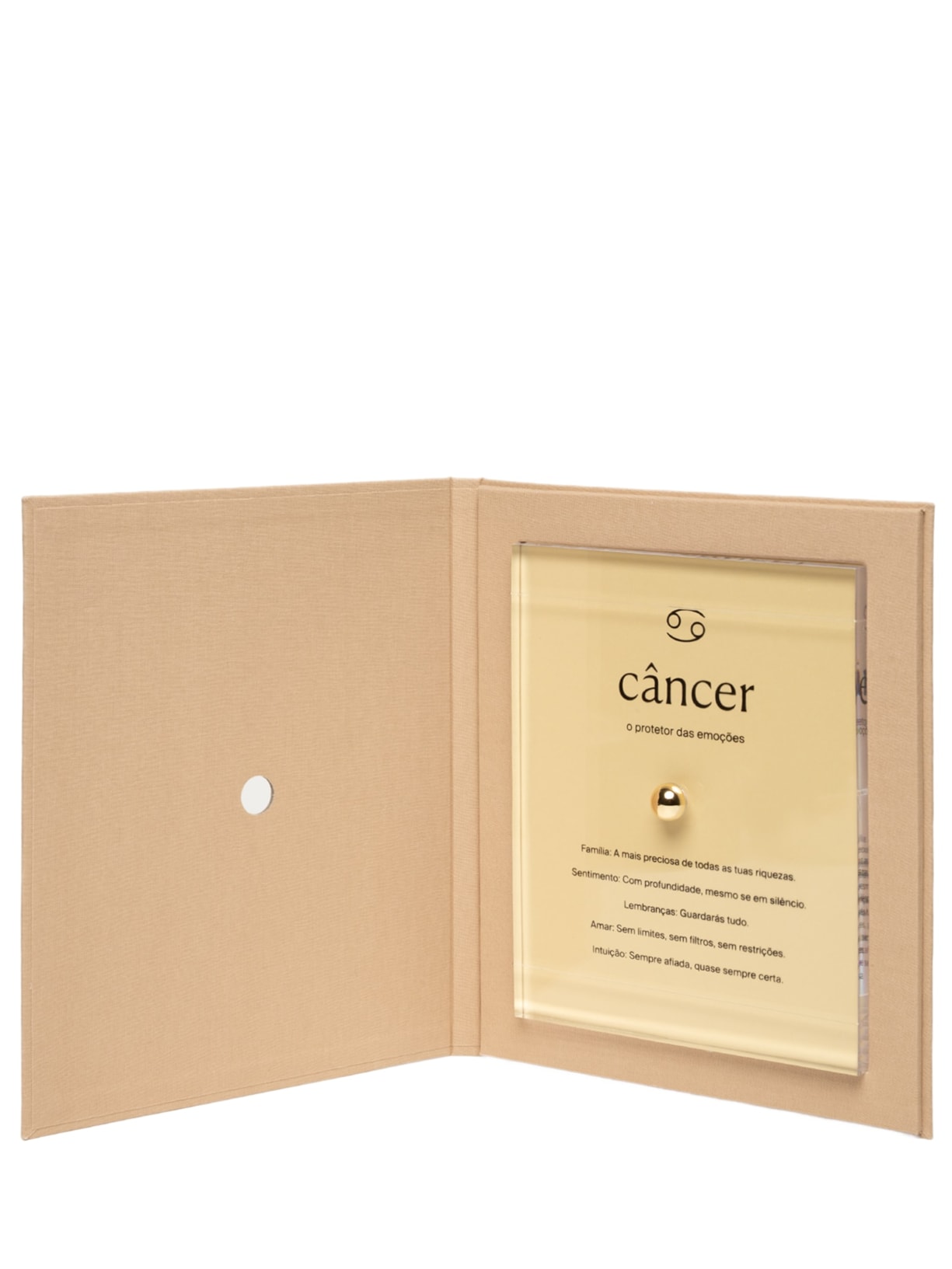 Zodiac Cancer Dourado By Gabs