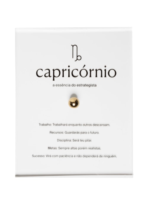 Zodiac Capricornio - Dourado