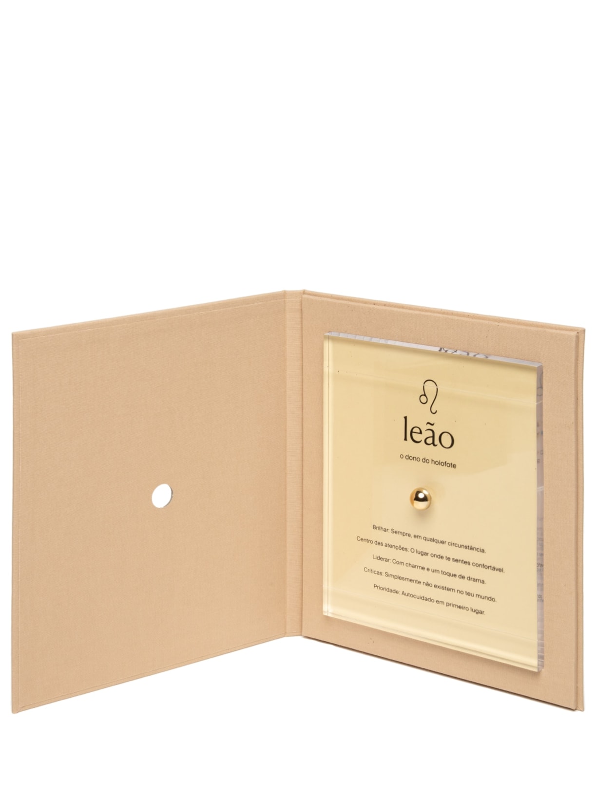 Zodiac Leão Dourado By Gabs