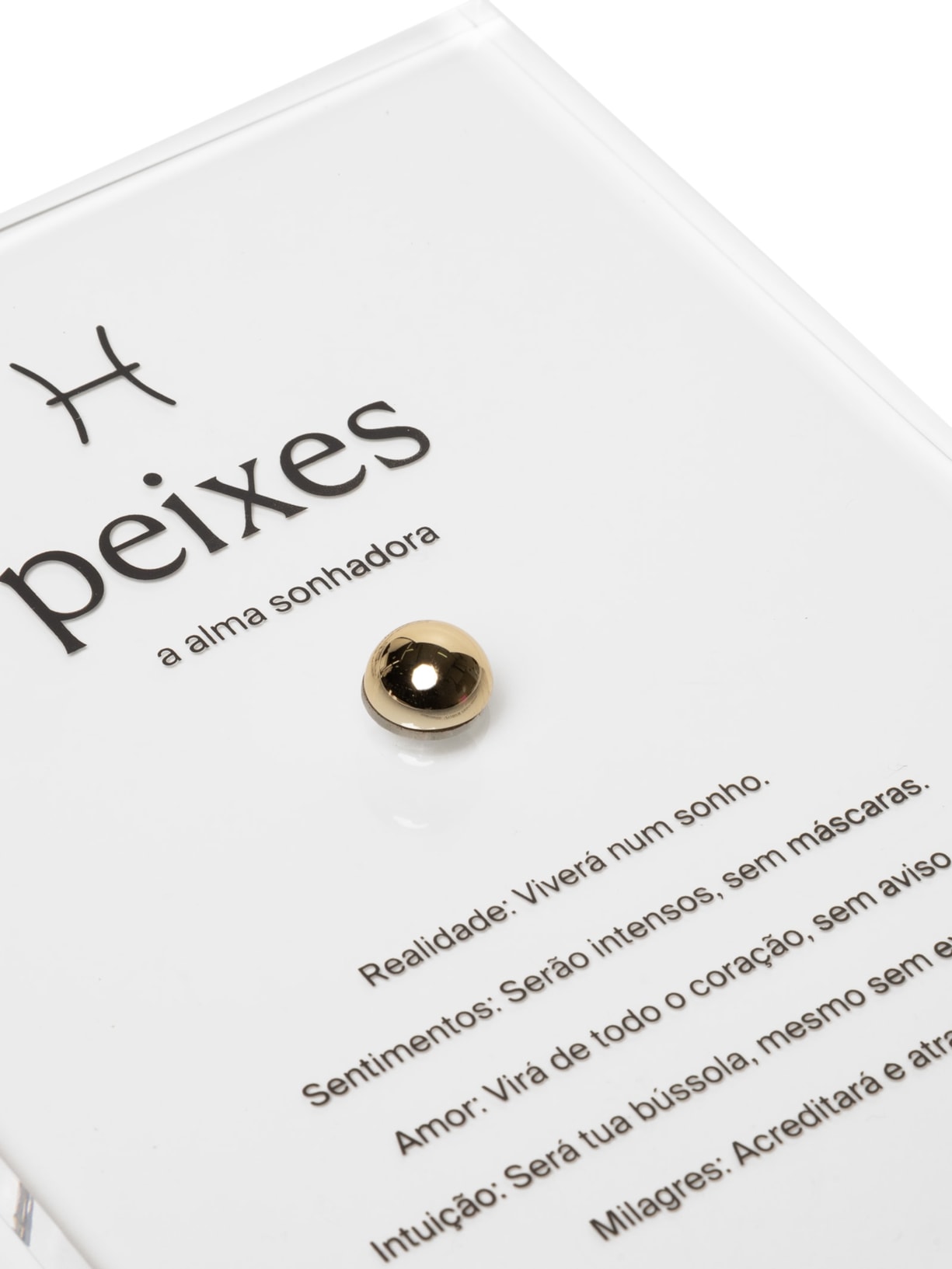 Zodiac Peixes Dourado By Gabs