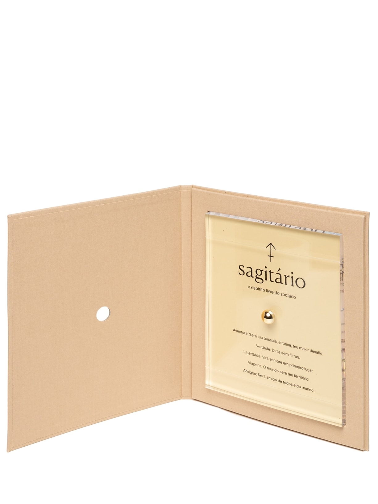Zodiac Sagitário Dourado By Gabs